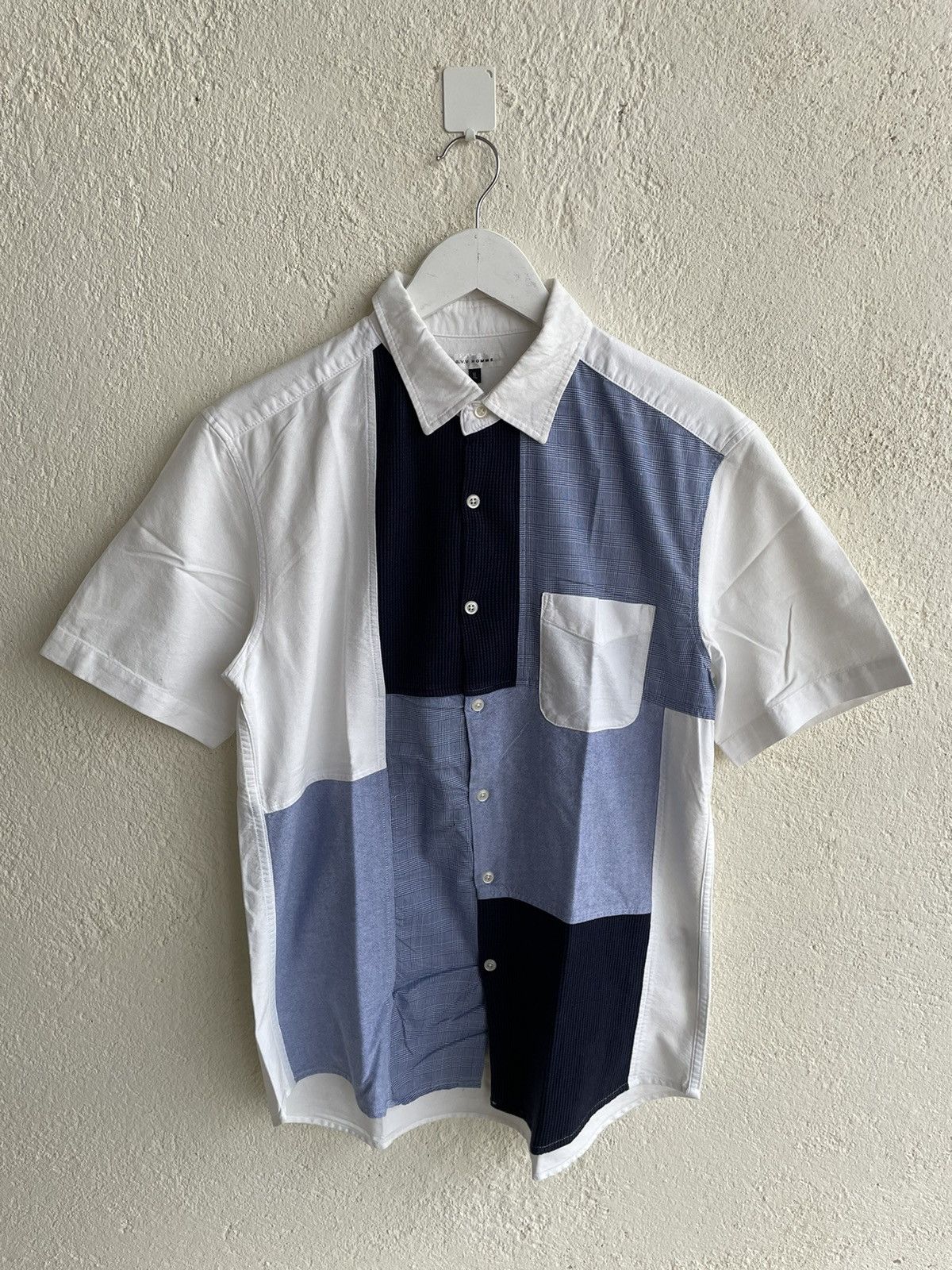 Yohji Yamamoto 2000s A.v.v Homme japan hybrid shirt Junya watanabe style Size US L / EU 52-54 / 3 - 1 Thumbnail