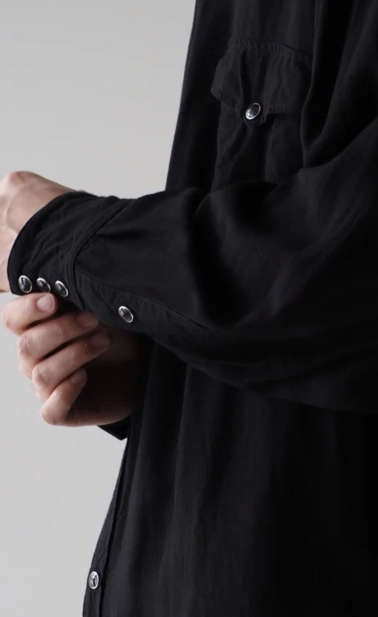 Comoli Comoli Western Shirt black Cotton Size US S / EU 44-46 / 1 - 9 Thumbnail