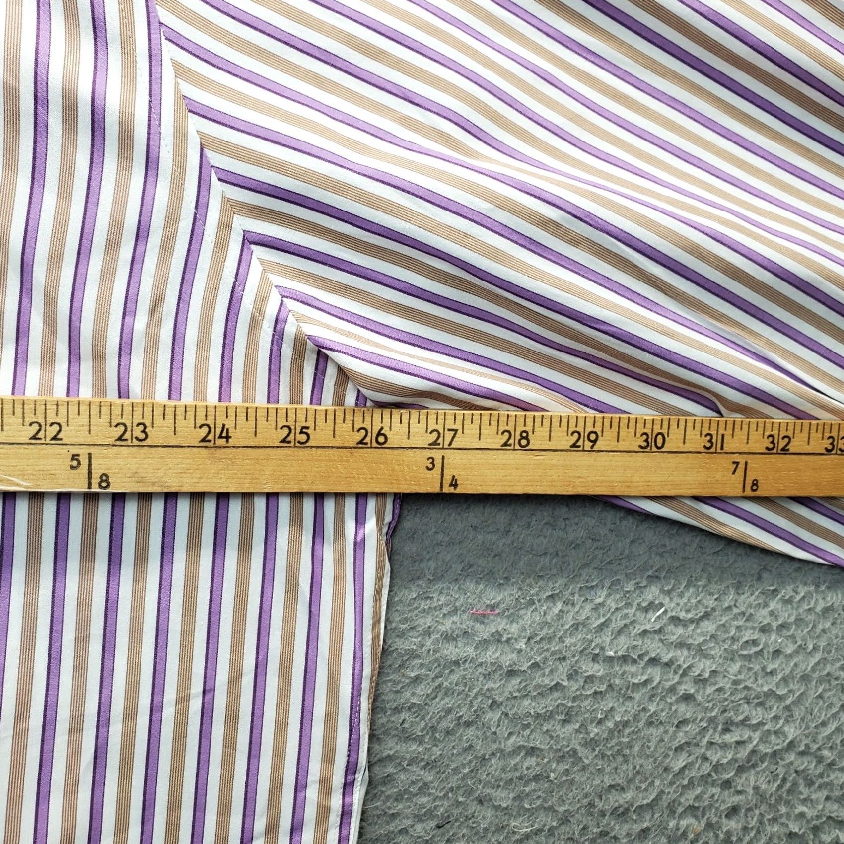 Peter Millar Peter Millar Ocvirk Shirt Mens XL Multi Striped Golf Performance Button-Up Size US XL / EU 56 / 4 - 5 Thumbnail