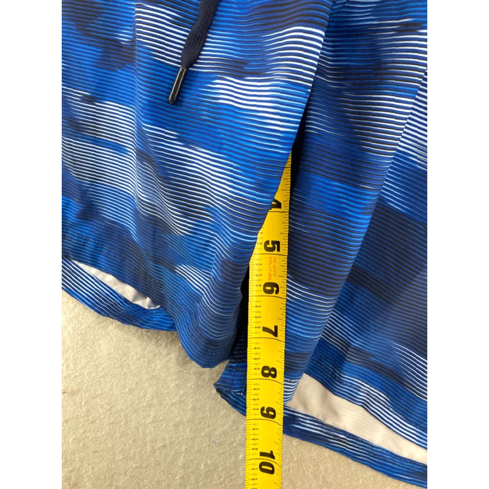 ZeroXposur ZeroXposur Mens Navy Blue Mass Plaid Swim Shorts 2XL Trunks Swimsuit UV Blue Plaid Beach Size US 39 - 4 Thumbnail