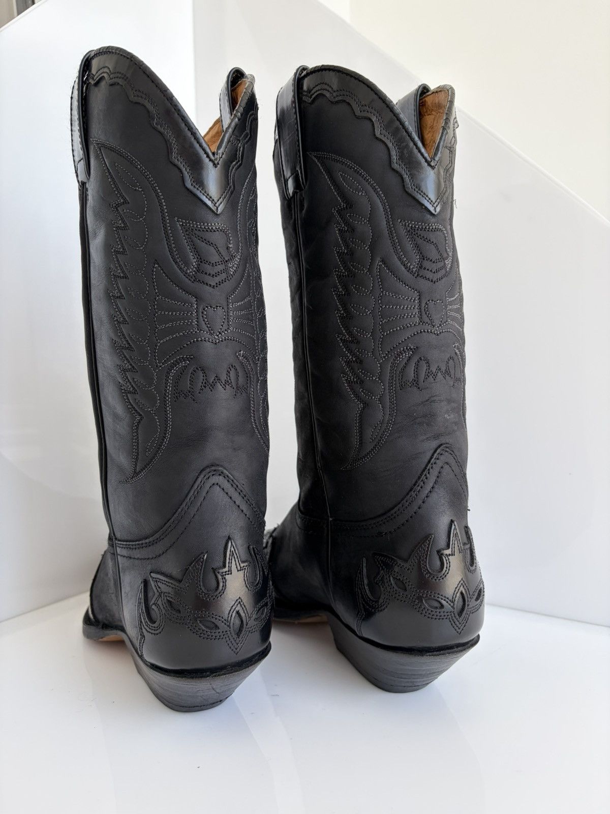 Sendra Sendra Western Horse Gaucho Leather Cowboy Boots Handmade Size US 7 / EU 40 - 3 Thumbnail