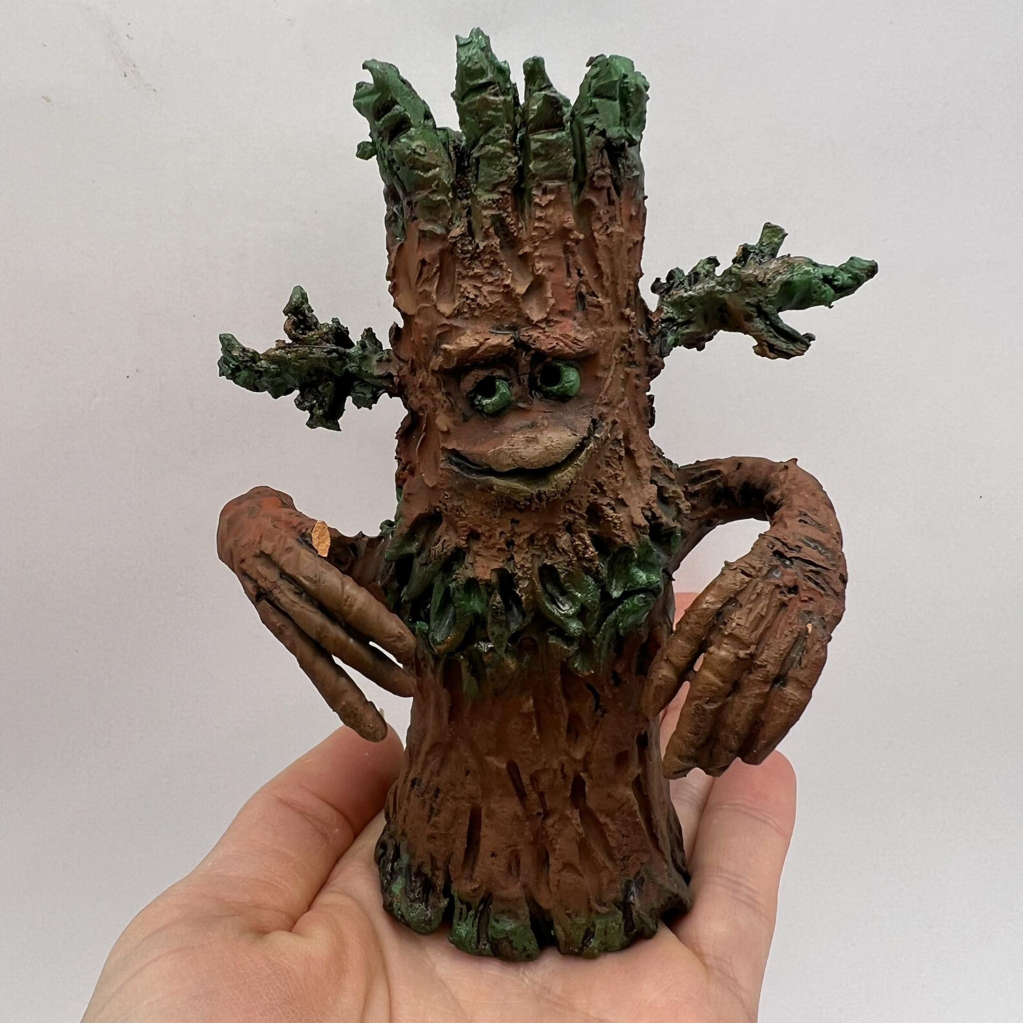 Handmade × Vintage Goblin Ceramic Figurine Spirit of Forest Character Handmade Size ONE SIZE - 1 Thumbnail