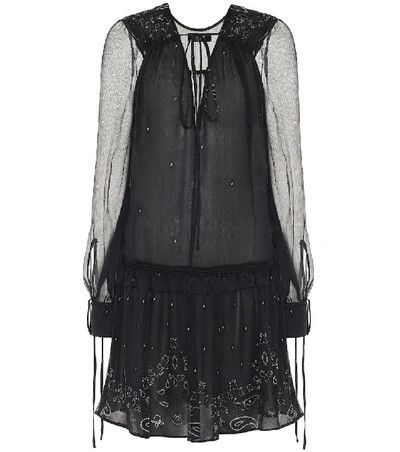 Amiri o1y0425 Mini Dress in Black Size S / US 4 / IT 40 - 1 Thumbnail