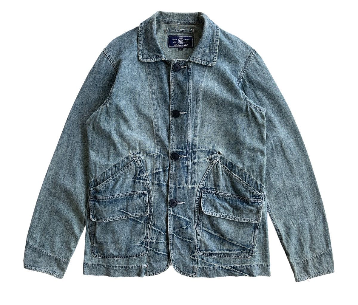 Avirex Vintage Avirex Chore Denim Jacket Size US L / EU 52-54 / 3 - 3 Thumbnail