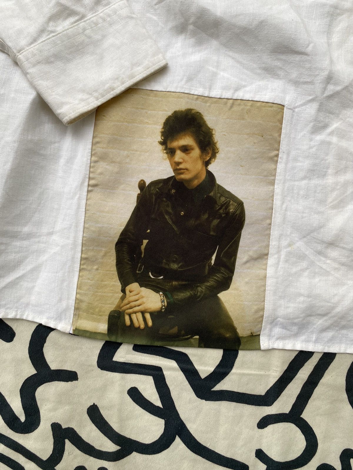 Raf Simons SS2017 Raf Simons x Robert Mapplethorpe Linen Shirt Size US S / EU 44-46 / 1 - 4 Thumbnail