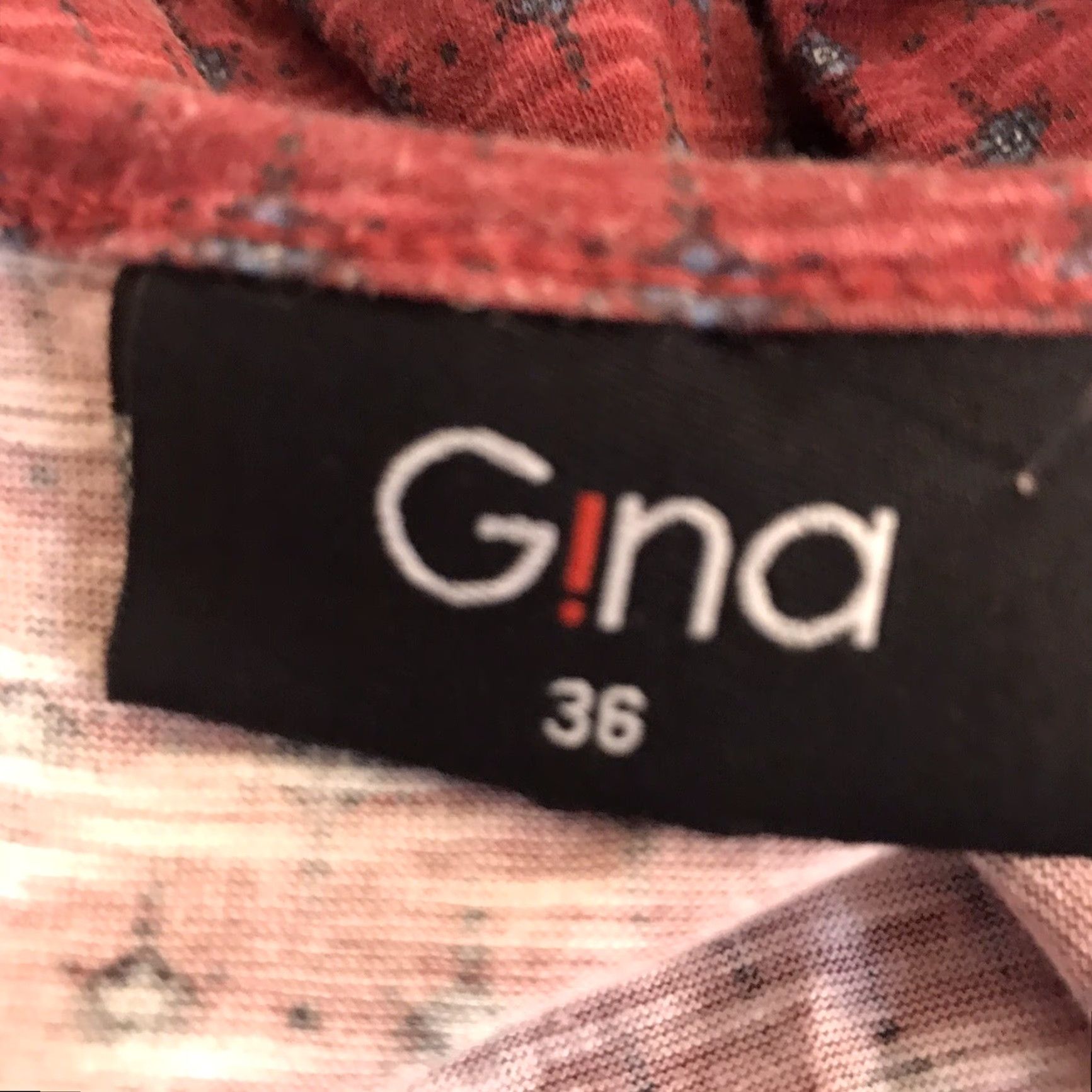 Vintage Gina Floral Strappy Jumpsuit Shorts Womens Size L Burgundy/Blue Activewear Size 36" / US 14 / IT 50 - 3 Thumbnail