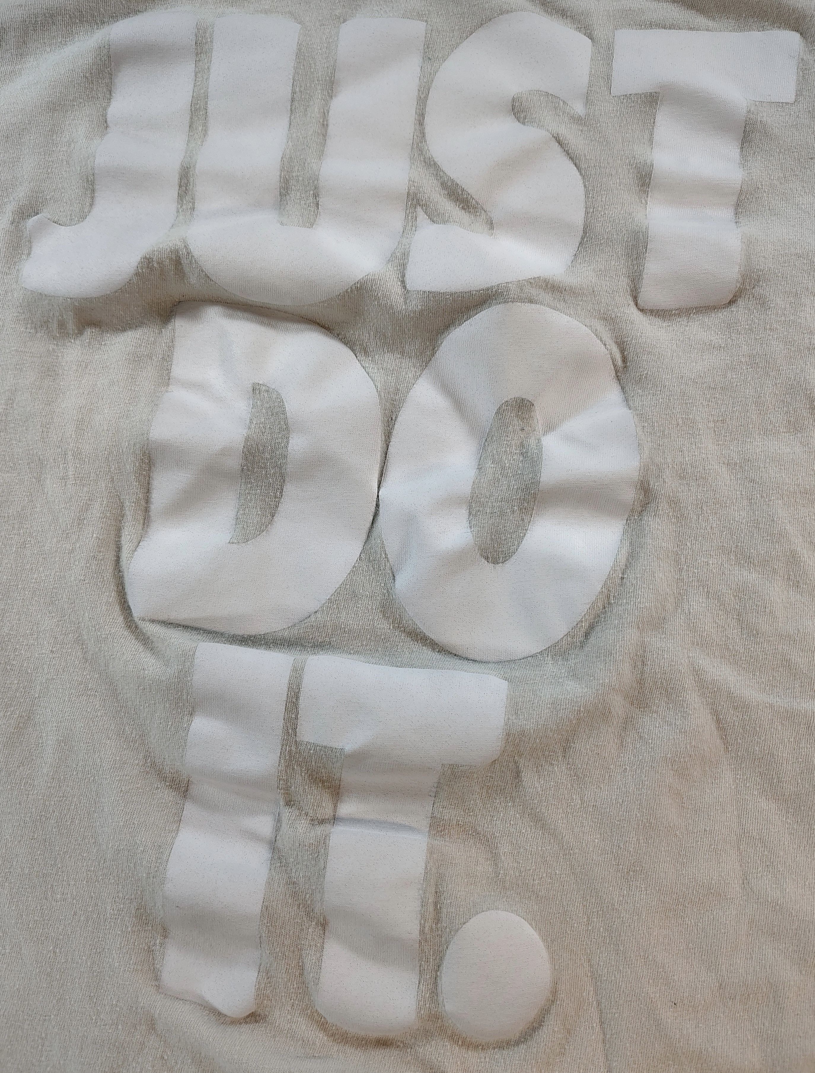 Nike Nike Tee Men's Small White Crew Just Do It Graphic Tee Size US S / EU 44-46 / 1 - 2 Thumbnail