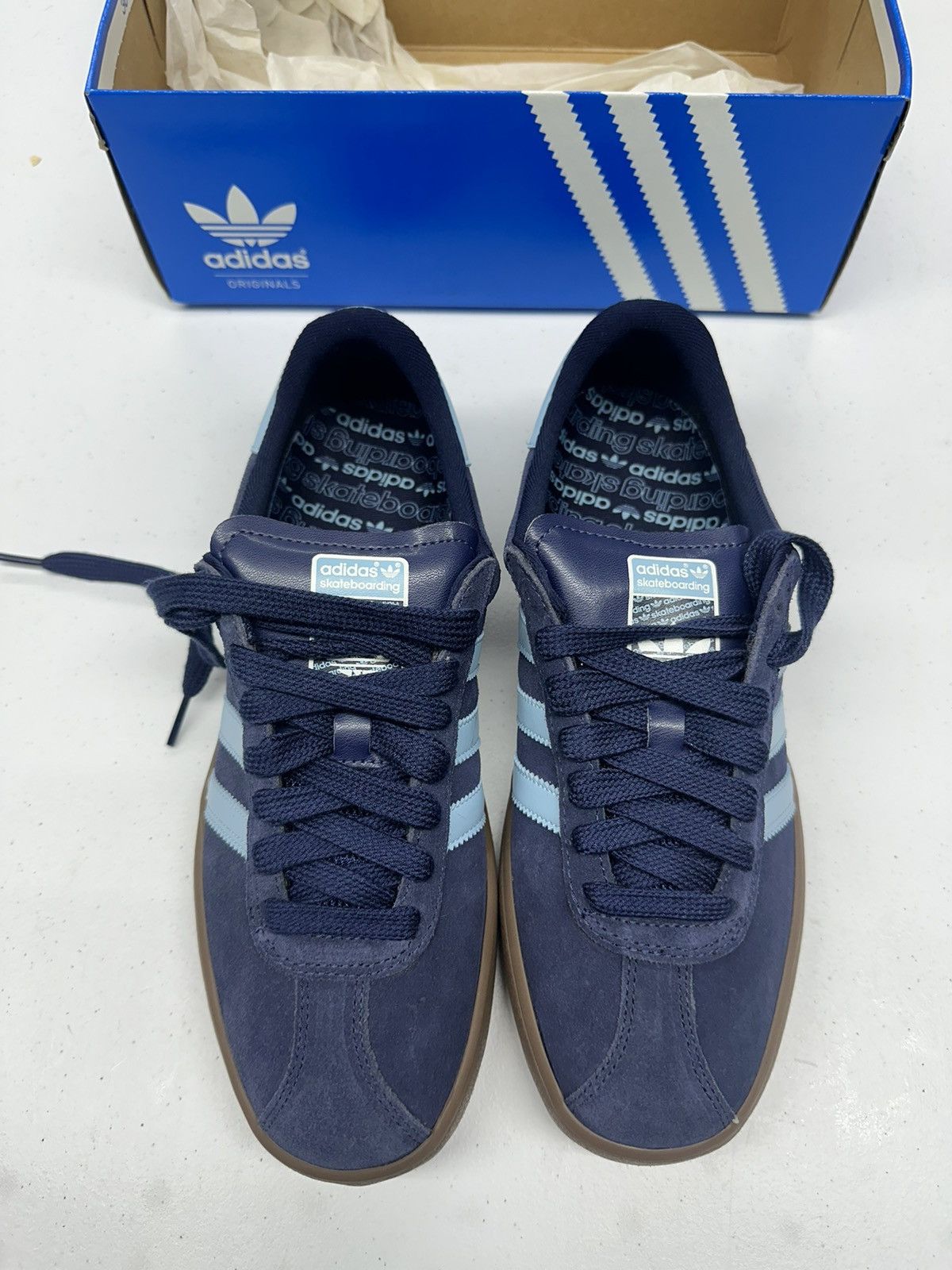 Adidas Adidas Skate Navy Suede size 9 Size US 9 / EU 42 - 1 Thumbnail