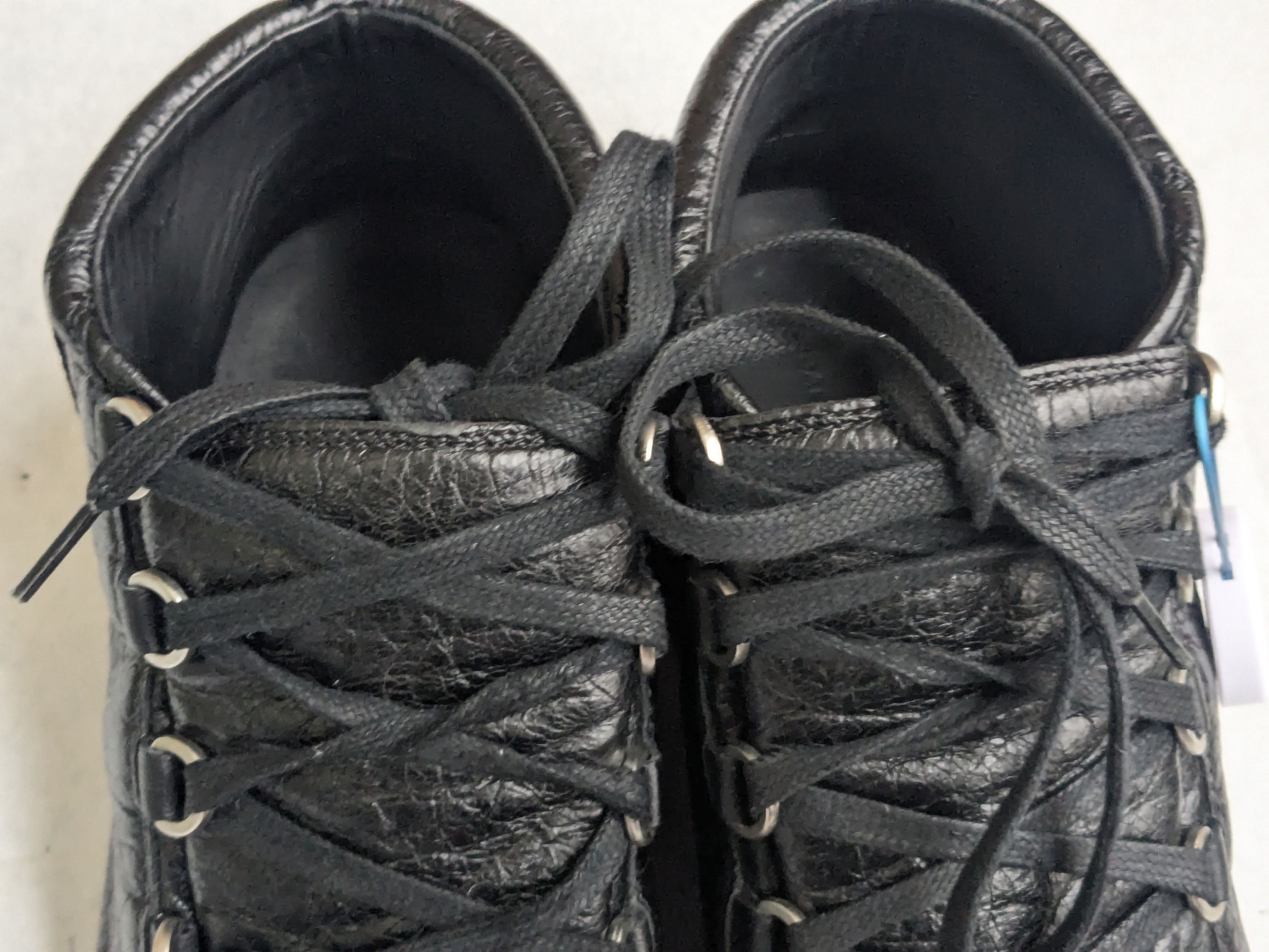 Balenciaga Balenciaga Arena Sneakers Black High Tops 11 Leather Size US 11 / EU 44 - 5 Thumbnail