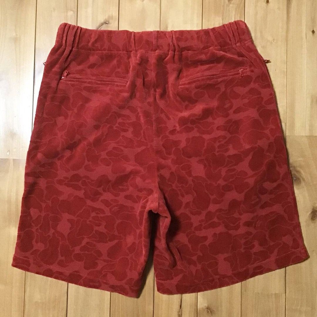 Bape 🔥Aoyama limited🔥 BAPE CAMO Velour Shorts APE NIGO ★size M Size US 32 / EU 48 - 3 Thumbnail