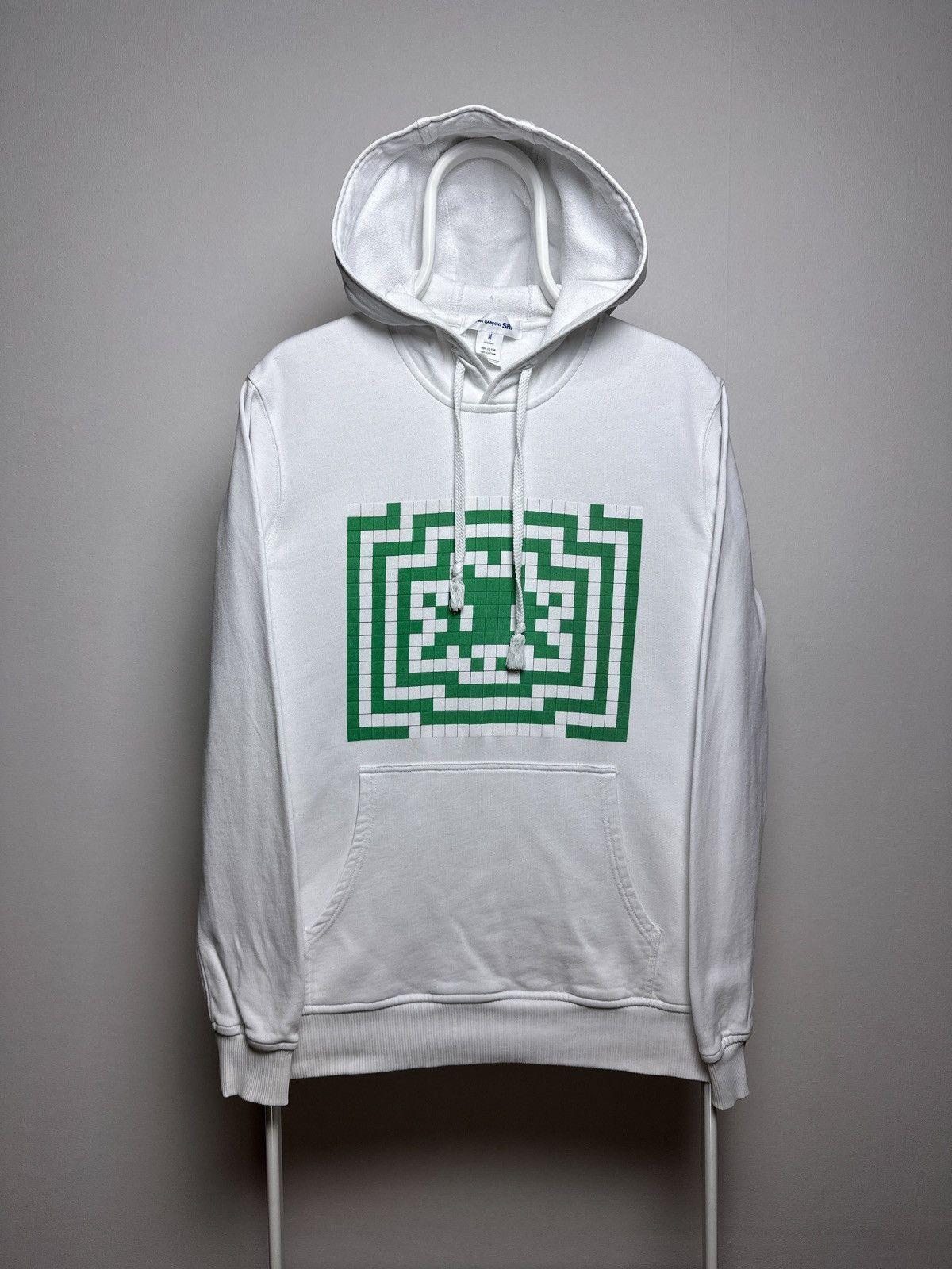 Comme des Garcons Comme Des Garcons Shirt Printed Pixel Space Invader Hoodie Size US M / EU 48-50 / 2 - 1 Thumbnail
