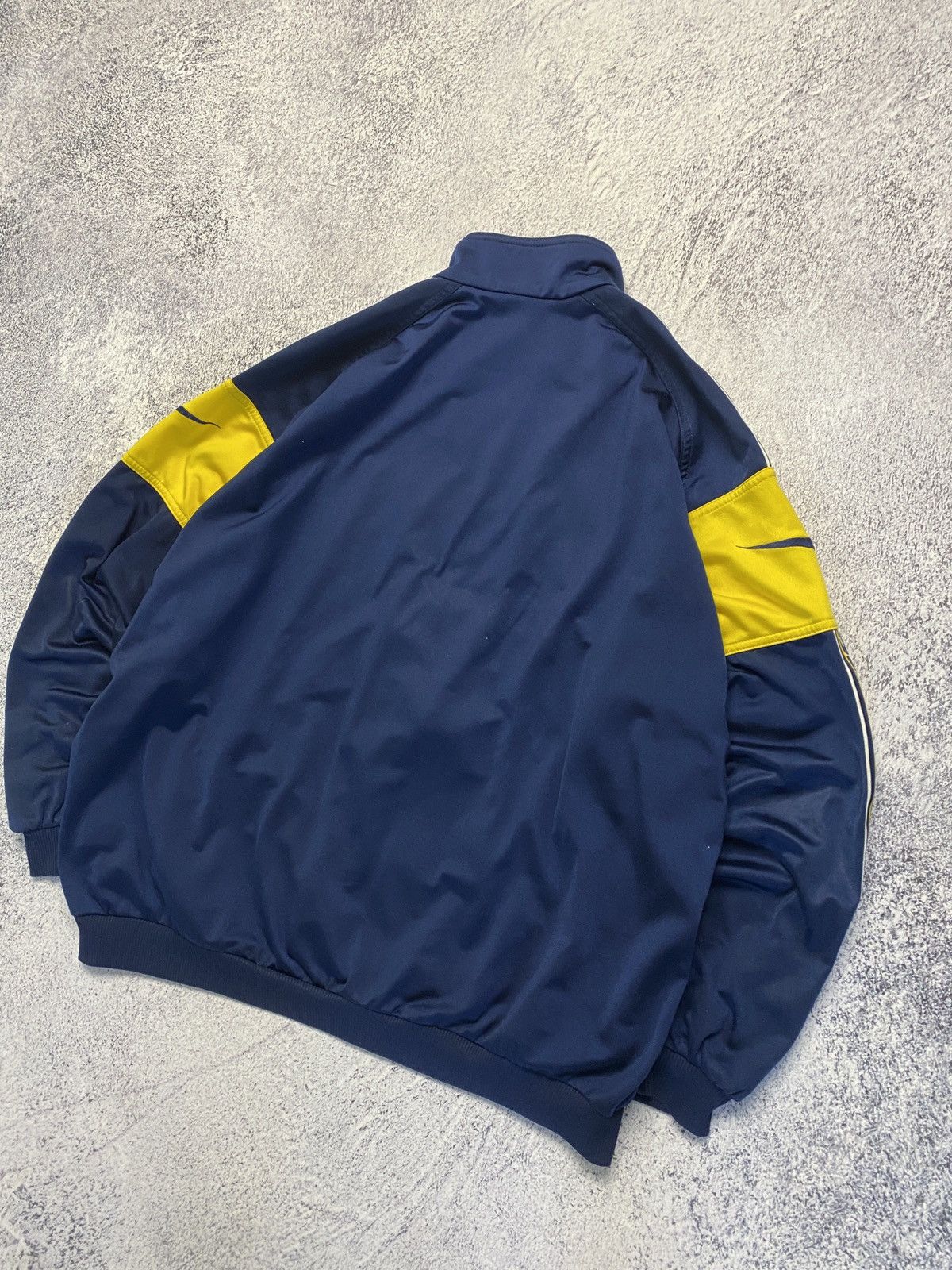 Nike × Vintage Vintage 90's Nike USA Drill Track Jacket Big Swoosh Size US XL / EU 56 / 4 - 7 Thumbnail