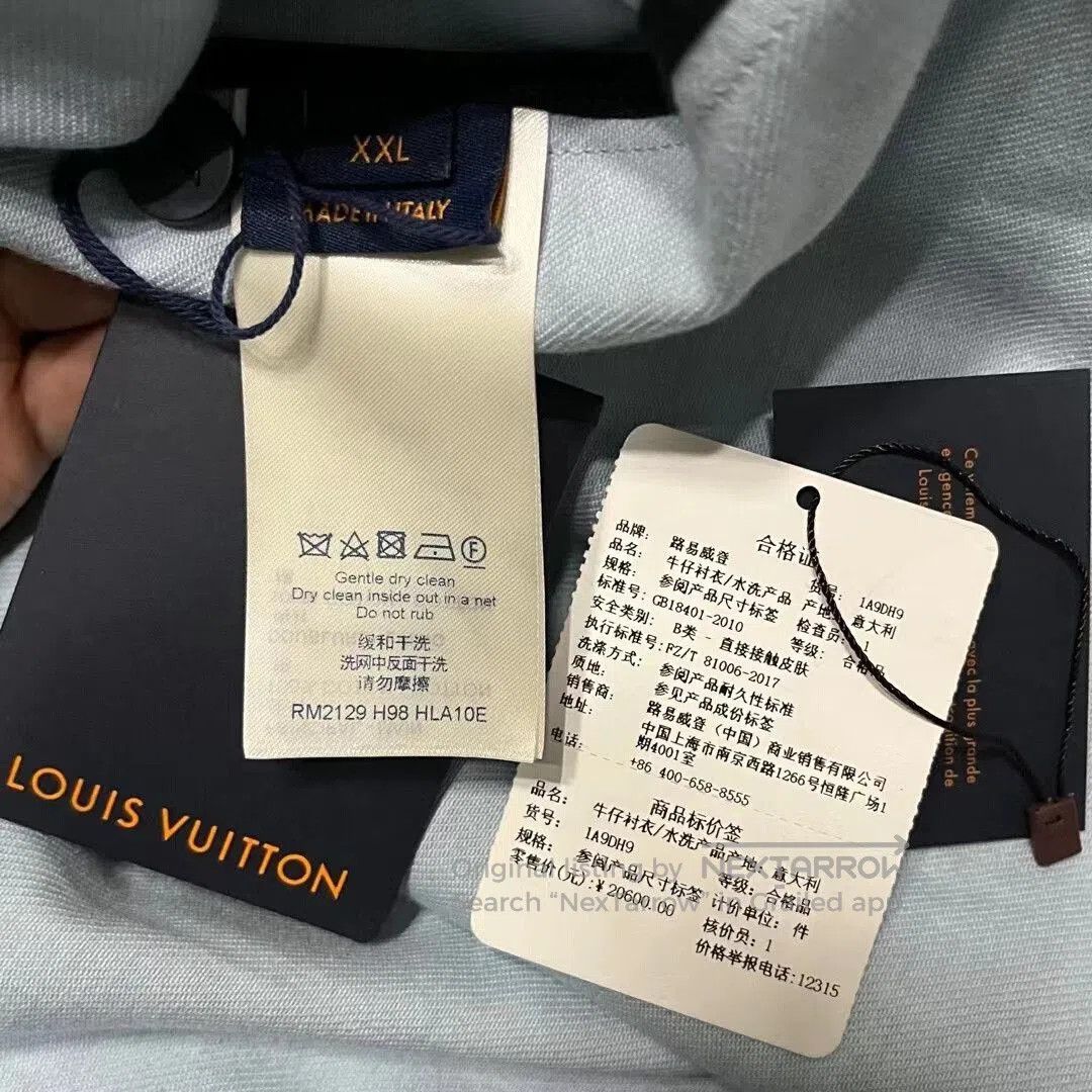 Louis Vuitton Louis Vuitton Laser Rendered Sunset Denim Shirt. Size US XXL / EU 58 / 5 - 3 Thumbnail