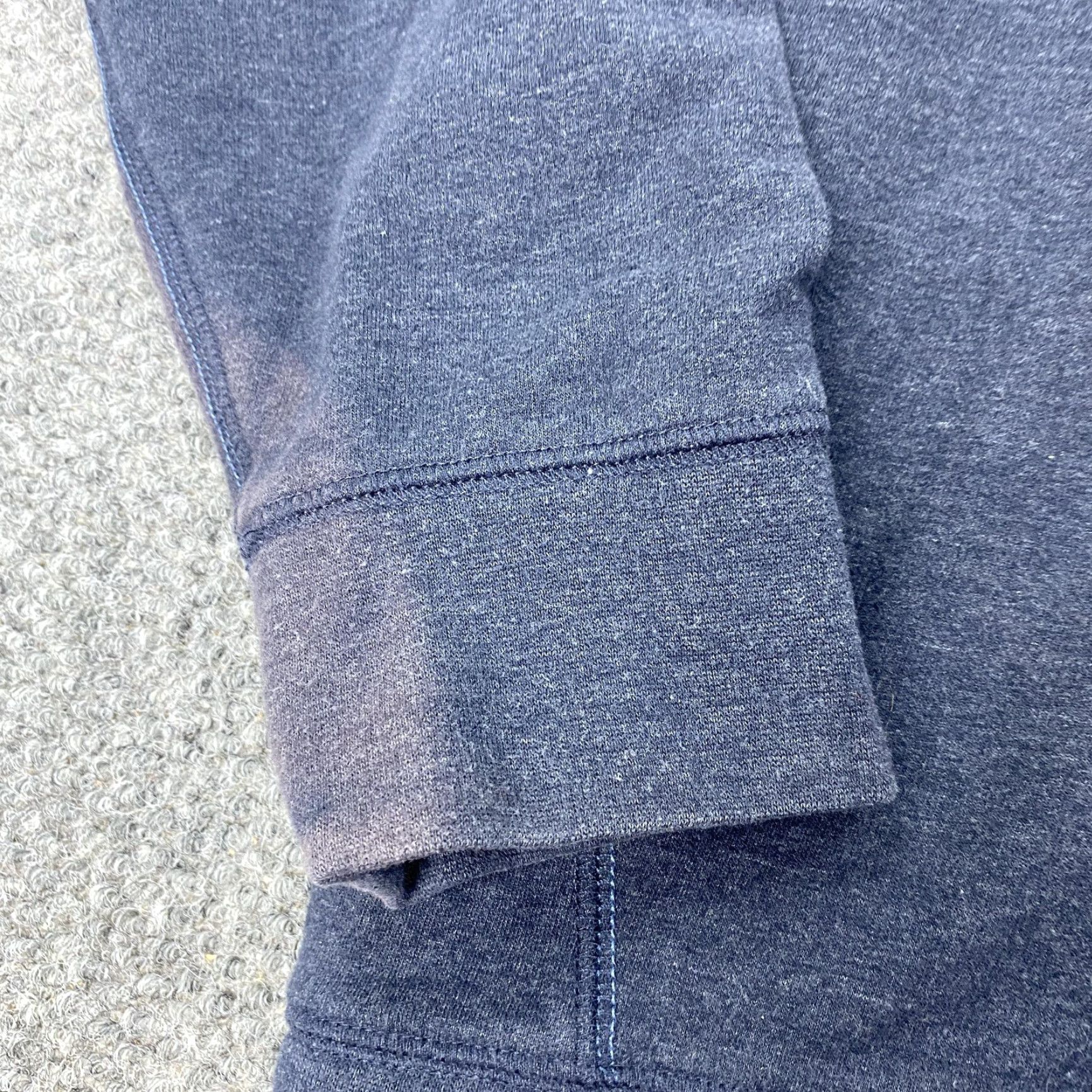 Eddie Bauer VINTAGE Eddie Bauer Sweatshirt Mens Medium Blue Sherpa Lined Quarter Zip Pullover Fleece Size US M / EU 48-50 / 2 - 3 Thumbnail