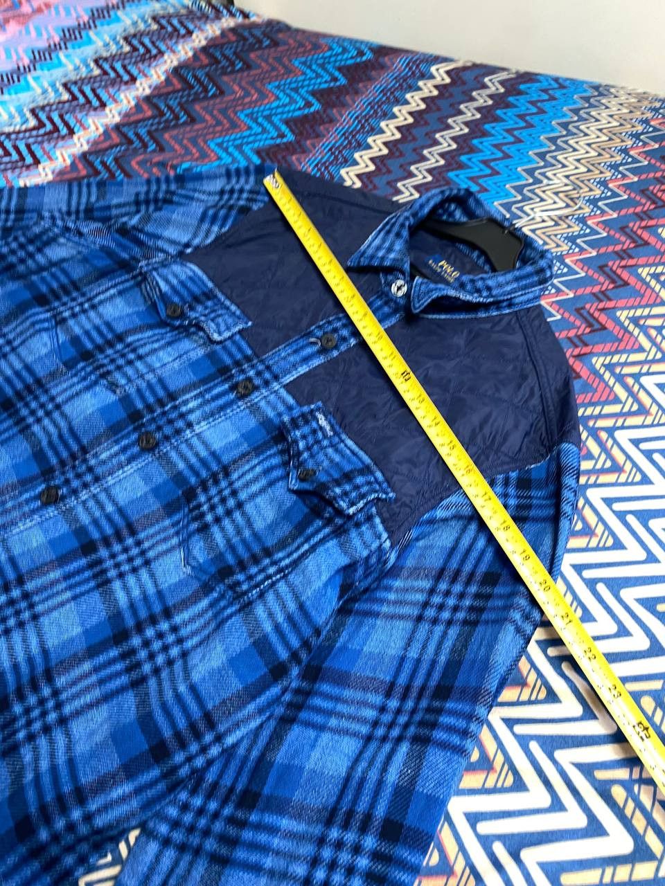 Polo Ralph Lauren Vintage Y2k Polo Ralph Lauren Flanel Button Up Shirt Size US L / EU 52-54 / 3 - 7 Thumbnail