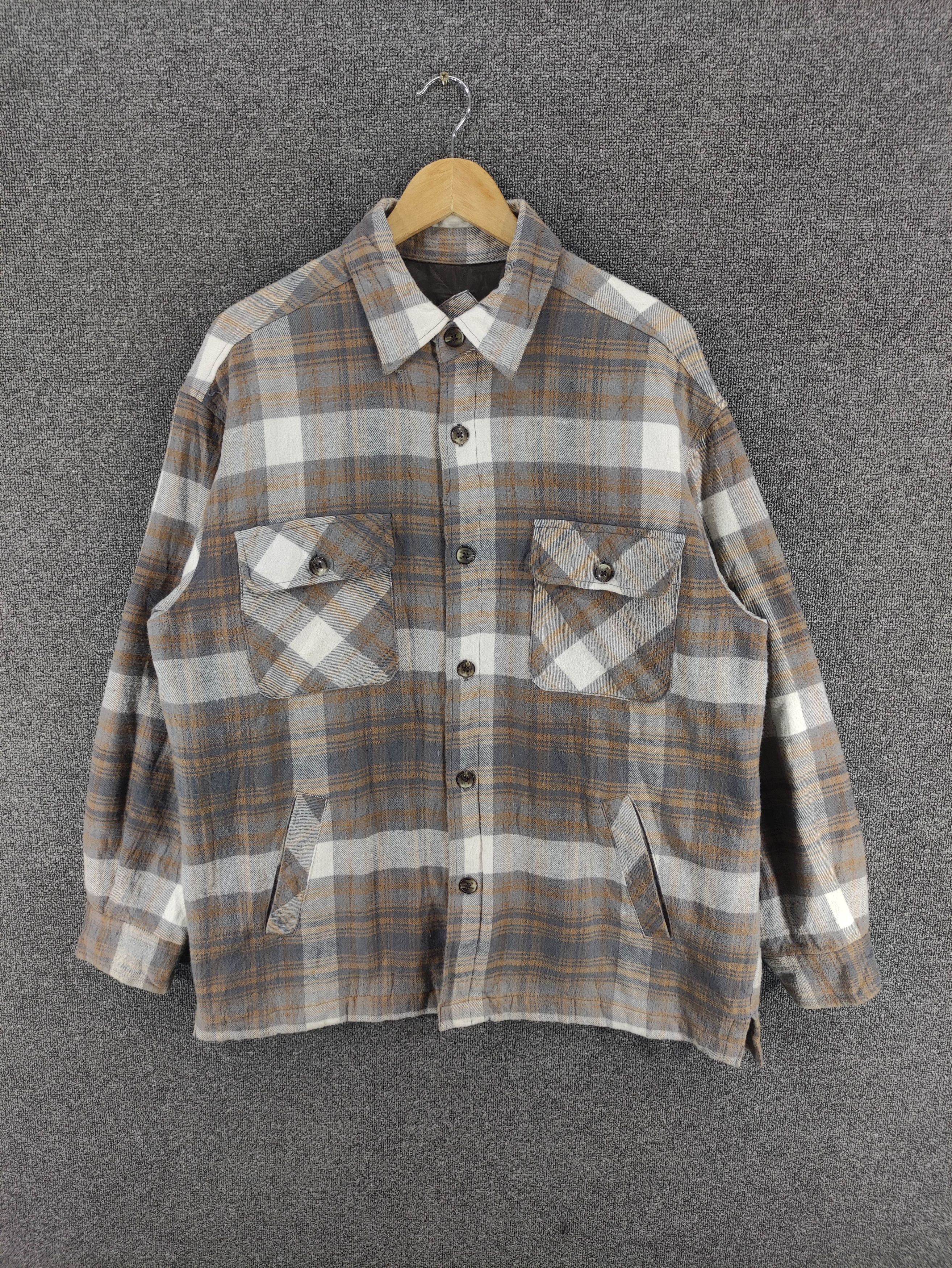 Japanese Brand Vintage Sea Hop Jacket Flannel Button Up Size US L / EU 52-54 / 3 - 1 Thumbnail