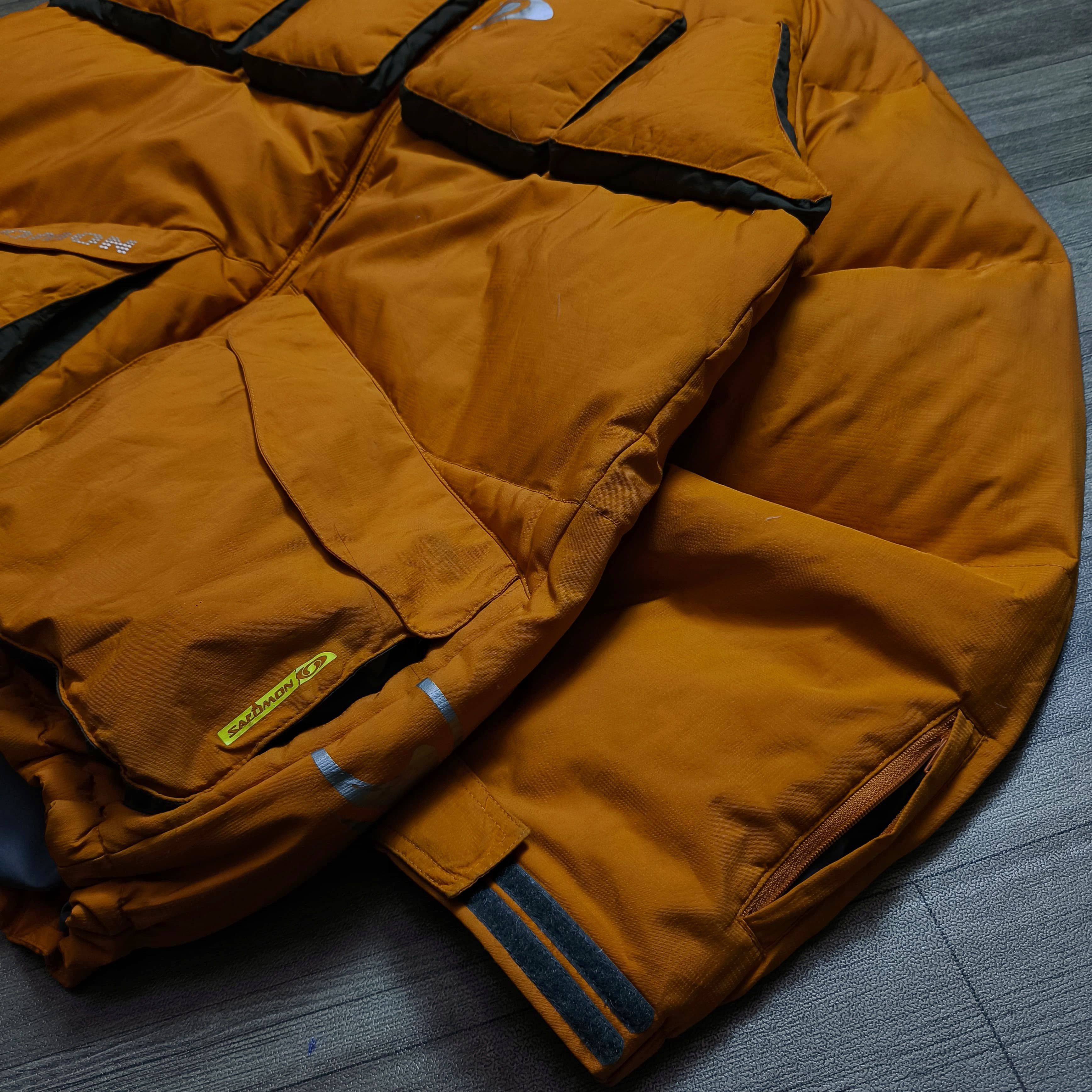 Salomon Vintage Salomon 3D Panelled 90's Technical Down Jacket Size US L / EU 52-54 / 3 - 11 Thumbnail