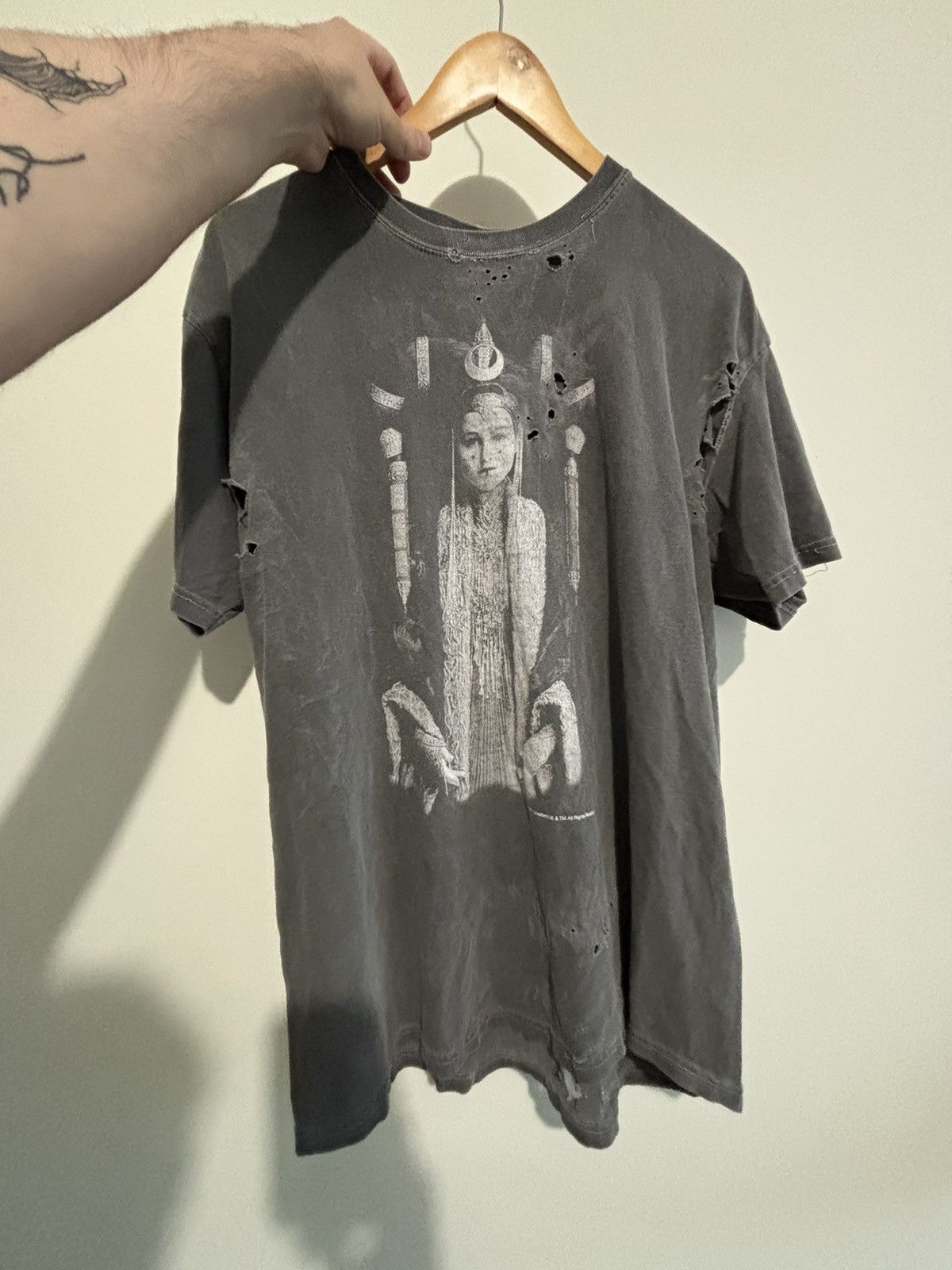 Vintage Distressed Star Wars T-Shirt Size US M / EU 48-50 / 2 - 1 Thumbnail