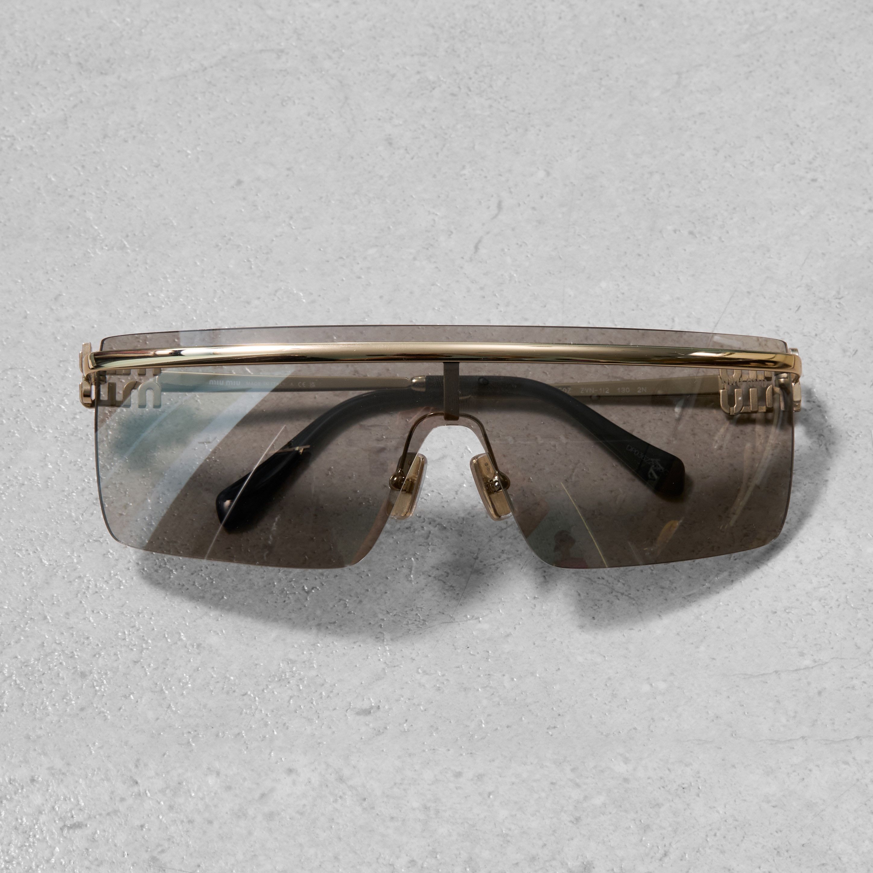 Miu Miu MIU MIU MU 50ZS_ZVN1I2 Sunglasses Size ONE SIZE - 3 Thumbnail