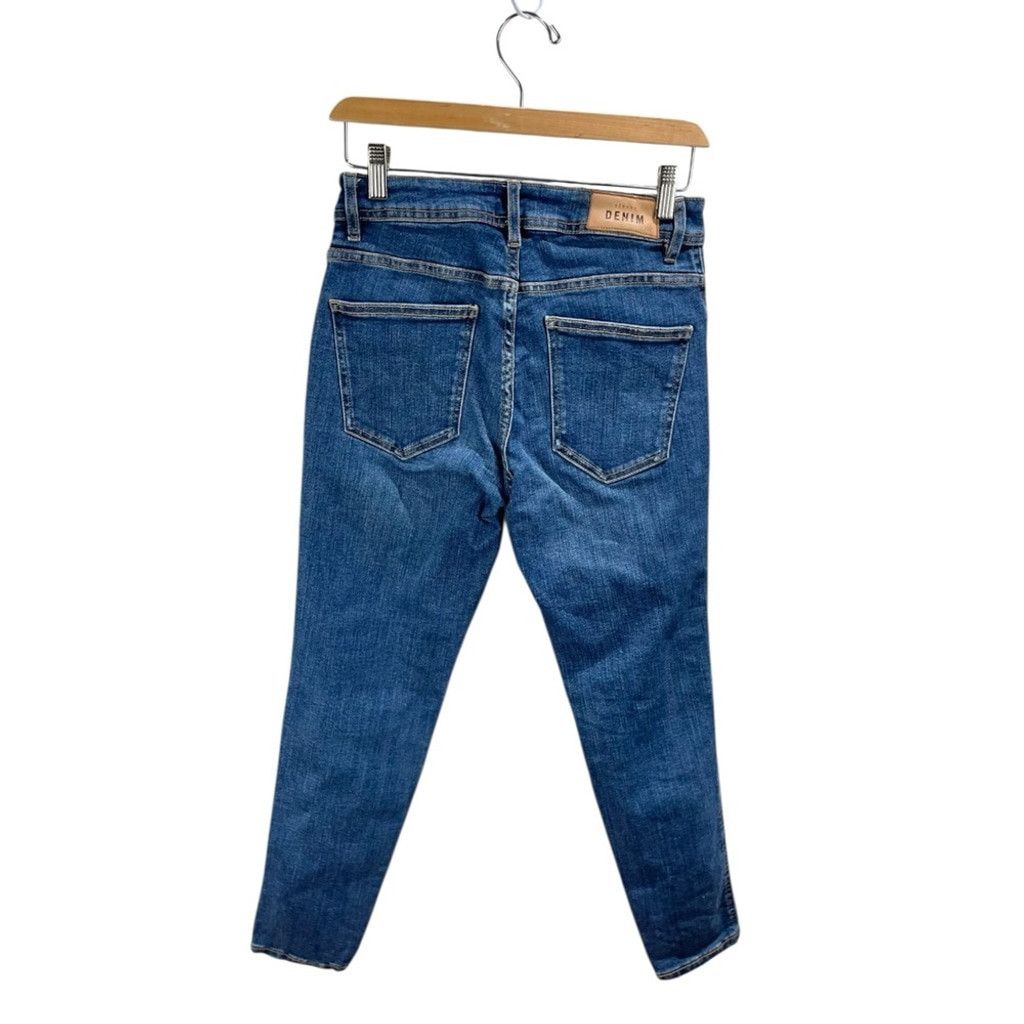 Sezane Sezane Paris Slim Parfait Dark Rinse Jeans Size 28 Size 28" / US 6 / IT 42 - 7 Thumbnail
