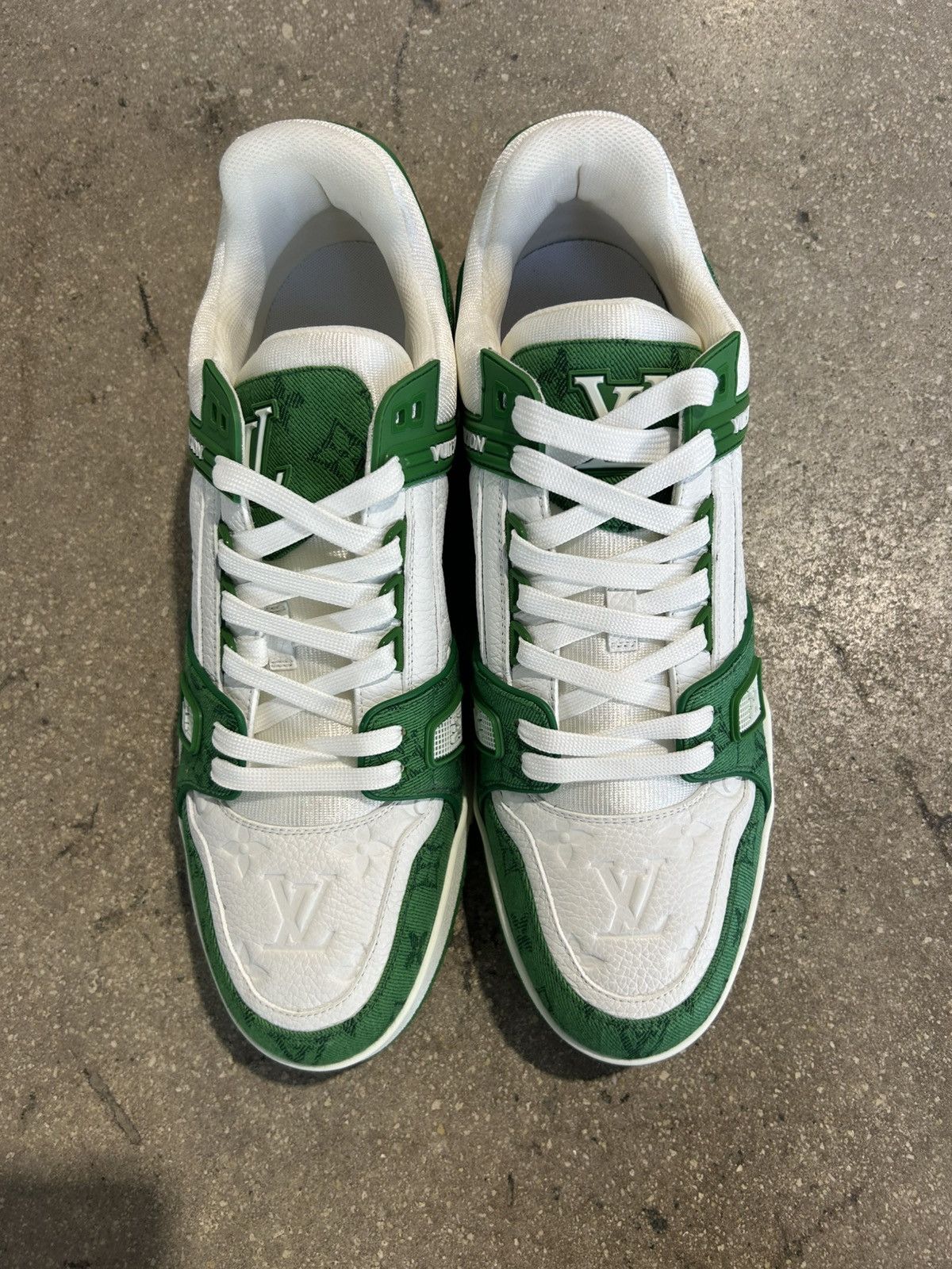 Louis Vuitton Green Louis Vuitton Trainers Size US 12 / EU 45 - 3 Thumbnail