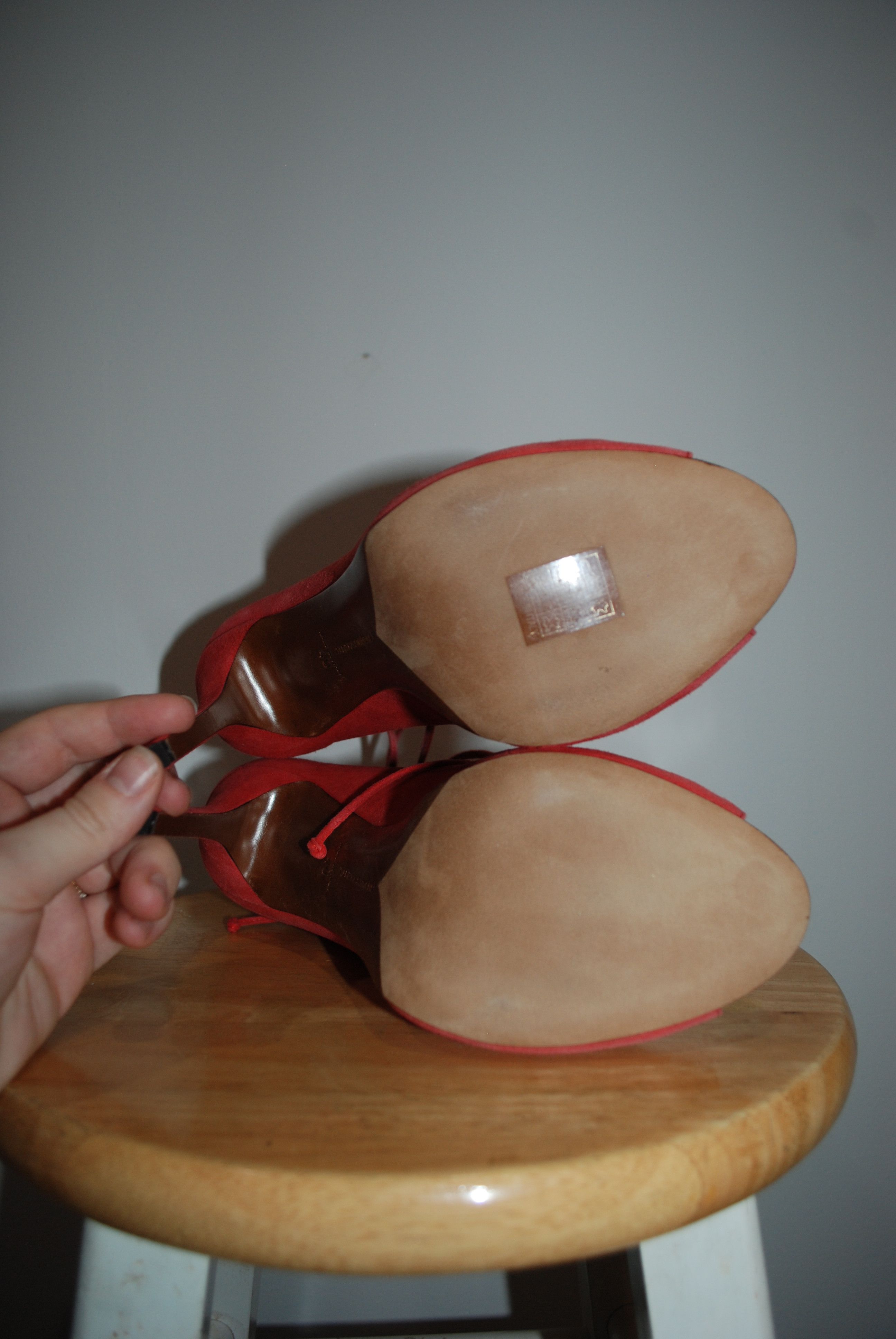 Tabitha Simmons Tabitha Simmons Suede Heels Size US 10 / IT 40 - 3 Thumbnail
