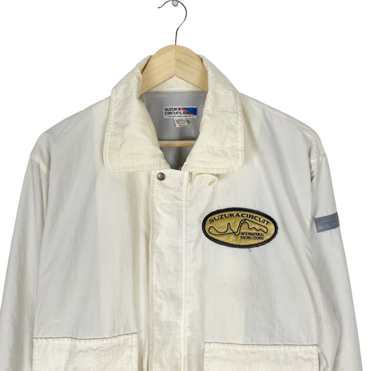 Japanese Brand 🔥90s SUZUKA CIRCUIT INTERNATIONAL RACING BOMBER JACKET Size US L / EU 52-54 / 3 - 5 Thumbnail