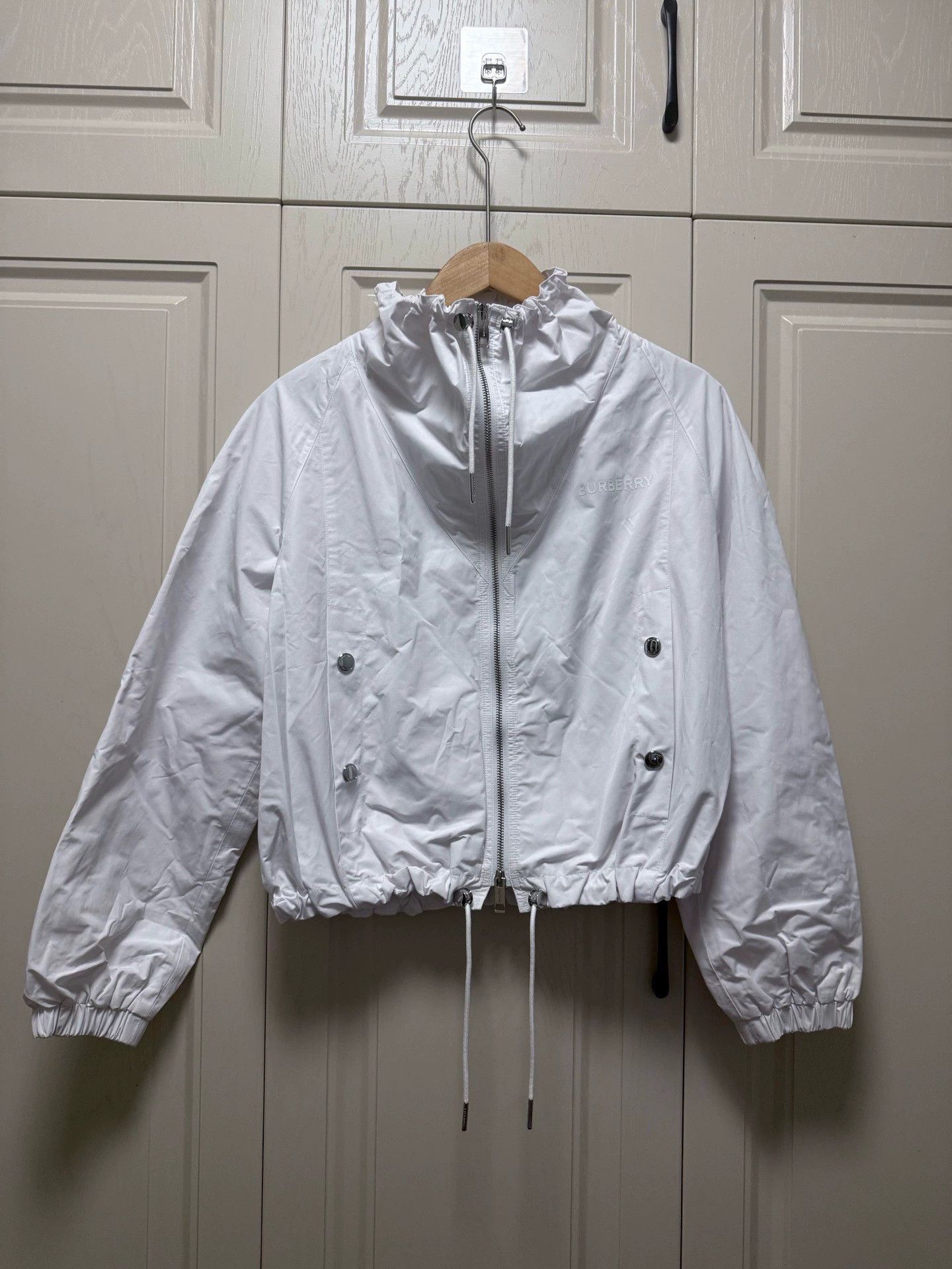 Burberry Burberry White Short Jacket Size US L / EU 52-54 / 3 - 1 Thumbnail