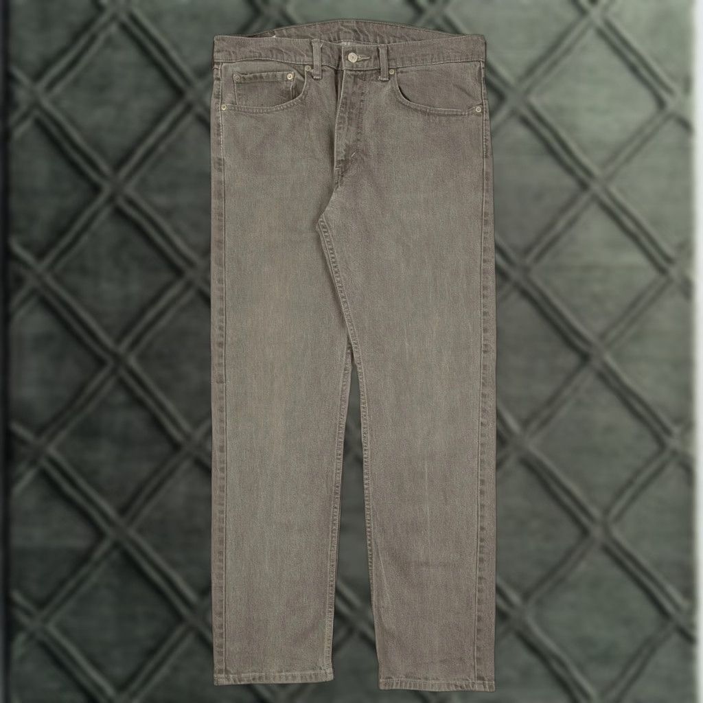 Levi's VINTAGE Levi's 505 Jeans Mens Grey Denim Regular Straight W34 L30 Size US 34 / EU 50 - 1 Thumbnail