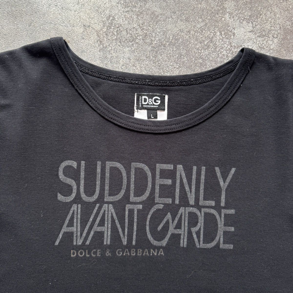 Dolce & Gabbana D&G Dolce & Gabbana Vintage Avant Garde T-Shirt Size L / US 10 / IT 46 - 2 Thumbnail