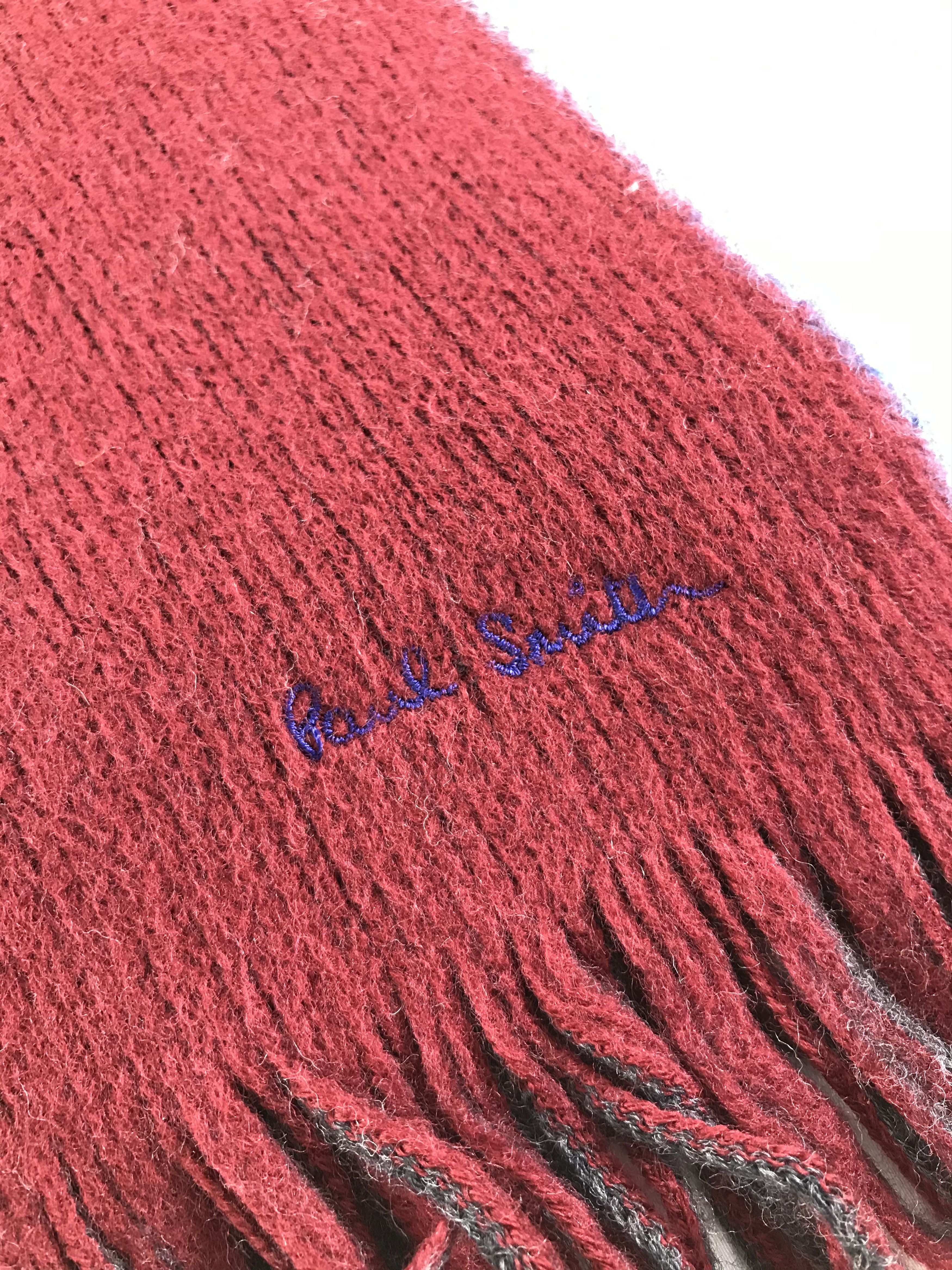 Paul Smith × Vintage Paul Smith Scarf / Muffler / Neckwear - WW2428 Size ONE SIZE - 4 Thumbnail