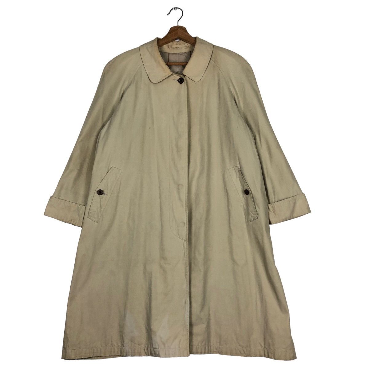 Burberry 🔥Vintage Burberrys Long Jacket Bondage Nova Check Design Size US M / EU 48-50 / 2 - 1 Thumbnail
