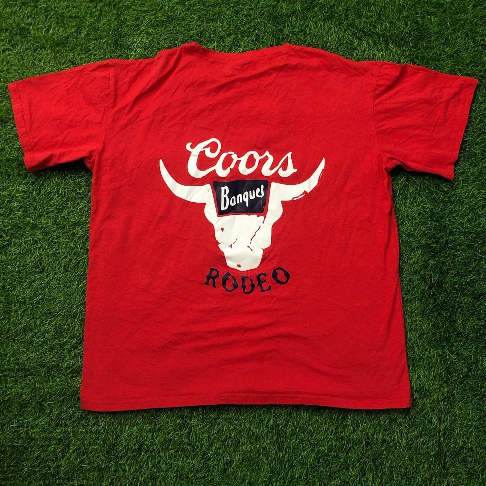 Other Men's Red Coors Rodeo Graphic Tee Size US XL / EU 56 / 4 - 2 Thumbnail