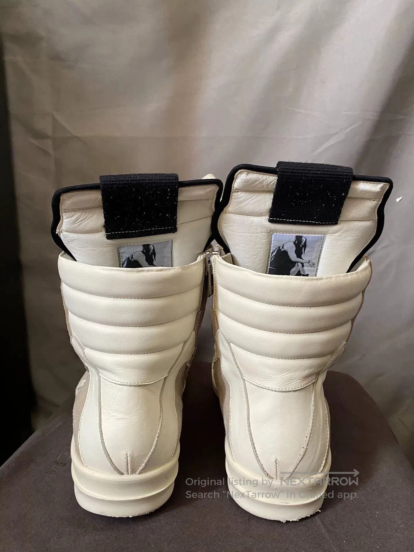 Rick Owens Suede Triangle Boots Size 43.
