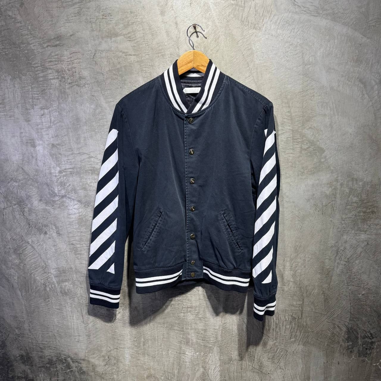 Off-White Off-White “Blue collar” Bomber jacket rare piece Size US M / EU 48-50 / 2 - 9 Thumbnail