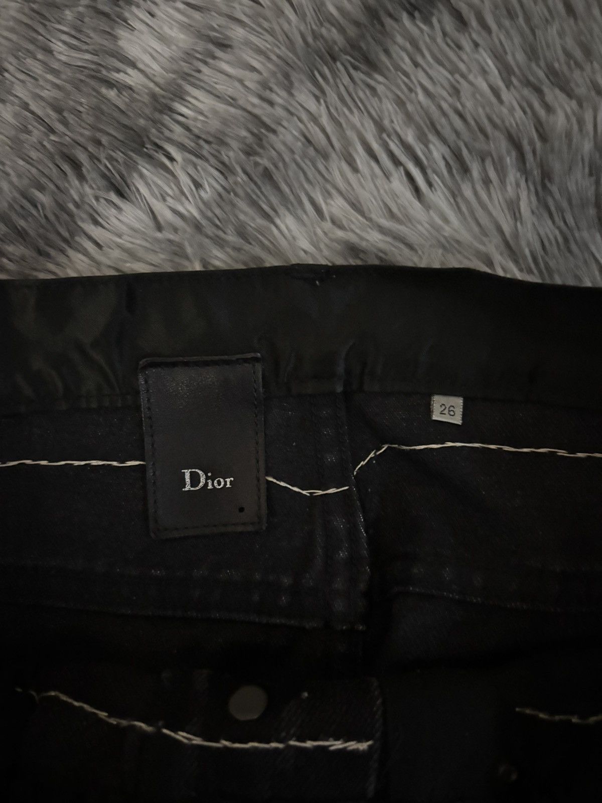 Dior dior homme AW06 satin cummerbund denim “These Grey Days” Size US 26 / EU 42 - 6 Thumbnail