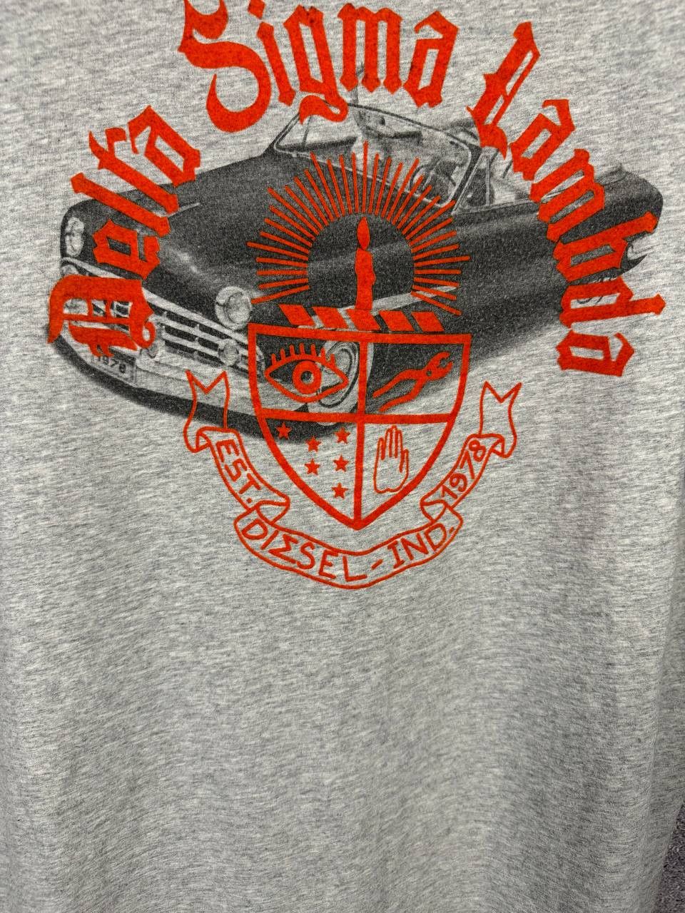 Diesel Diesel Delta Sigma Lambda Printed T-Shirt Men's XL Size US XL / EU 56 / 4 - 7 Thumbnail