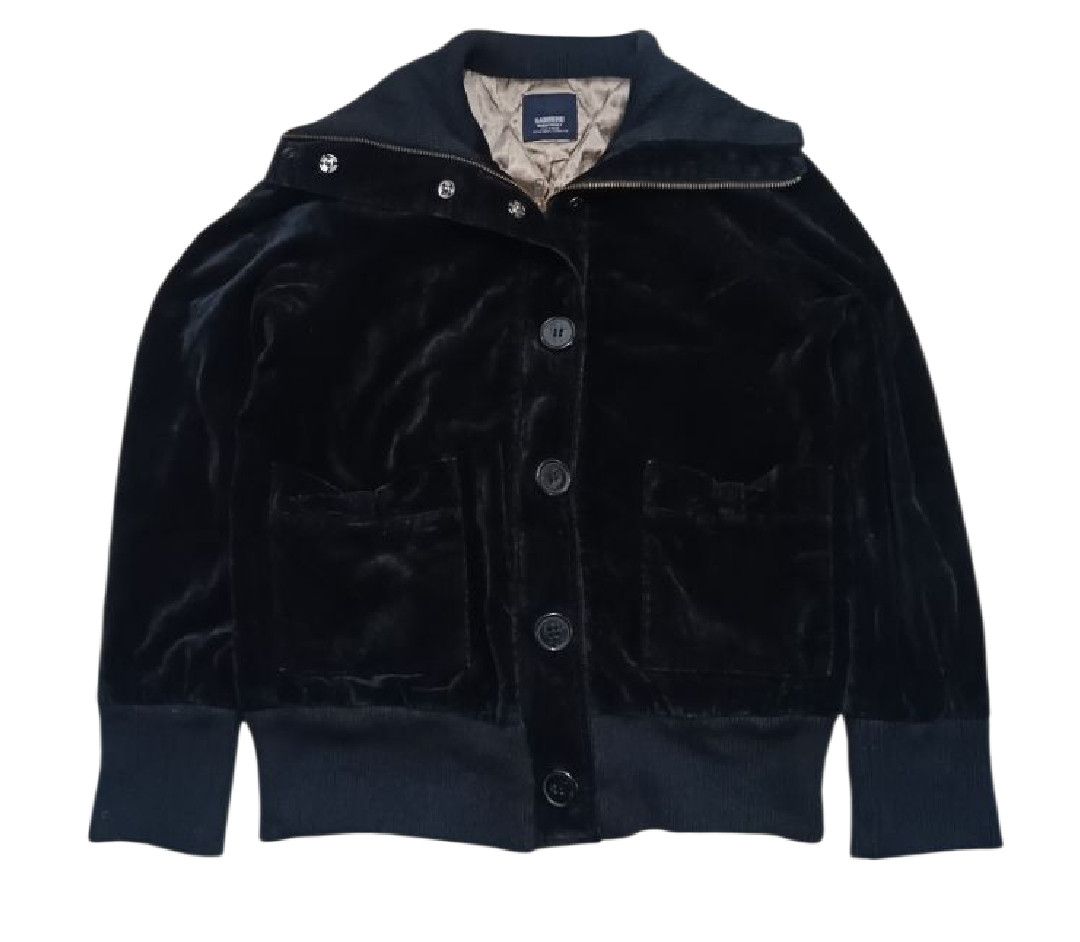 If Six Was Nine × Japanese Brand × Le Grande Bleu (L.G.B.) Saburoku-Japanese Velvet Jacket ifsixwasnine lgb Style Size US M / EU 48-50 / 2 - 1 Thumbnail