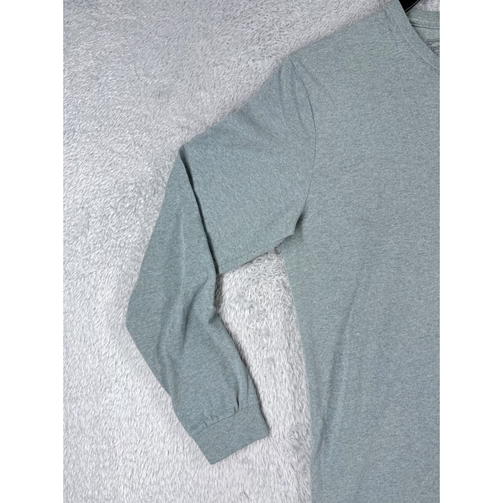 Patagonia Patagonia Shirt Adult Large Blue Long Sleeve Save Our Watersheds Cotton Blend Logo Tee Mens Size US L / EU 52-54 / 3 - 3 Thumbnail