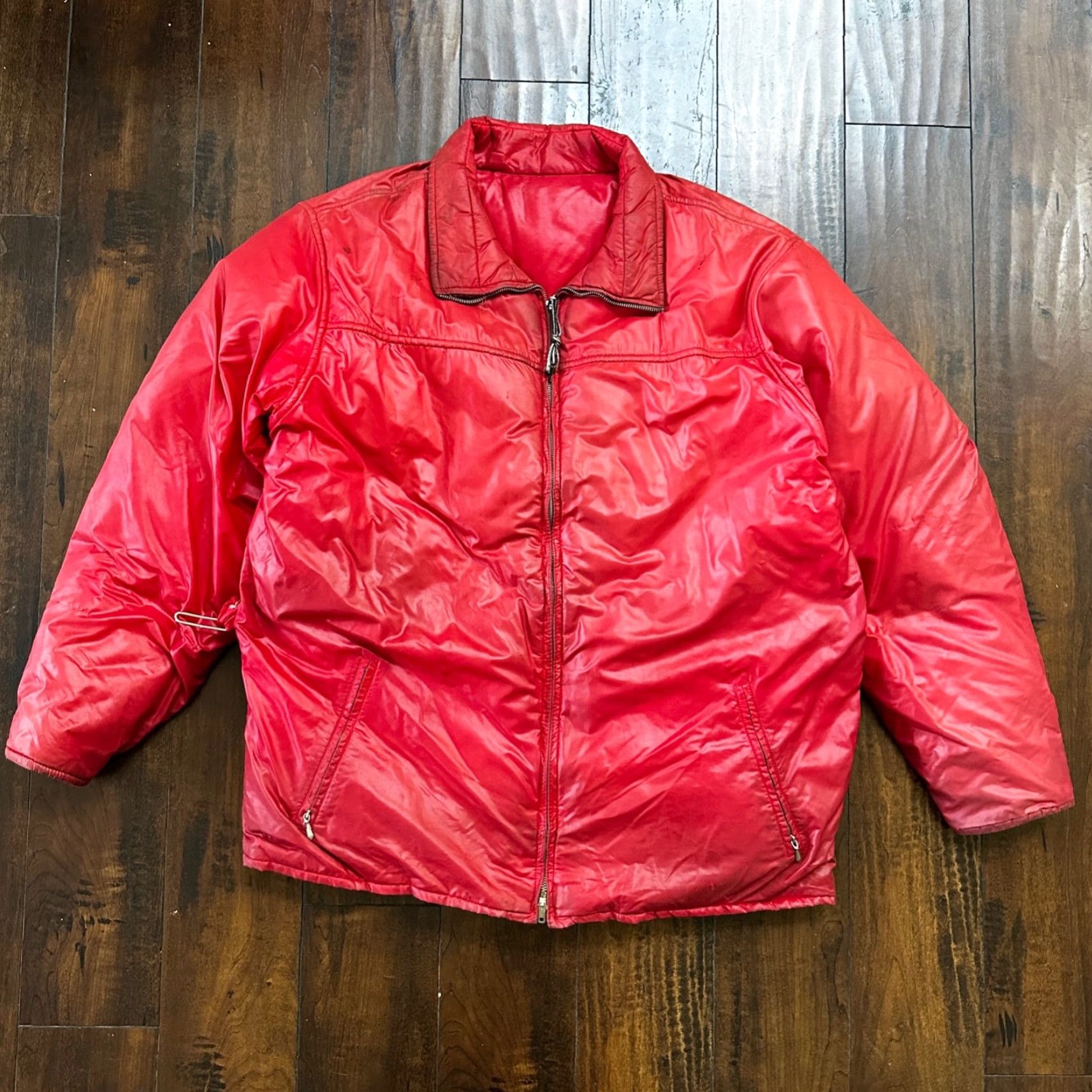 Vintage VTG 1960's Roffe Down Jacket Ski Parka Blue XL Red Warm Mens Size XL Size US XL / EU 56 / 4 - 2 Thumbnail