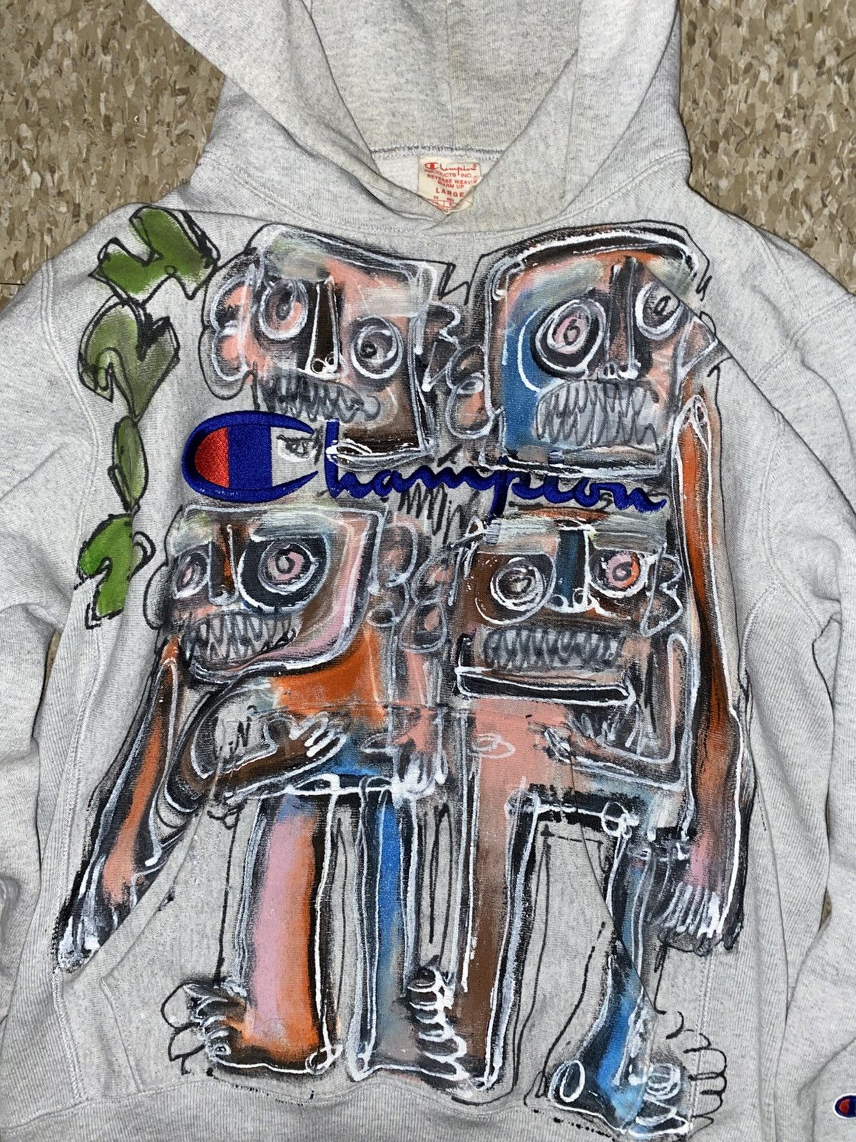 Crazy Reverse weave champion hoodie