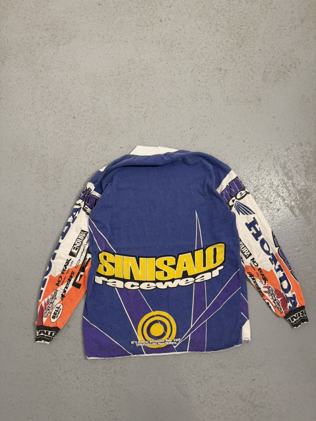 Honda Vintage 1994 Sinisalo Moto Worldwide Motocross Honda Tee Size US L / EU 52-54 / 3 - 12 Thumbnail