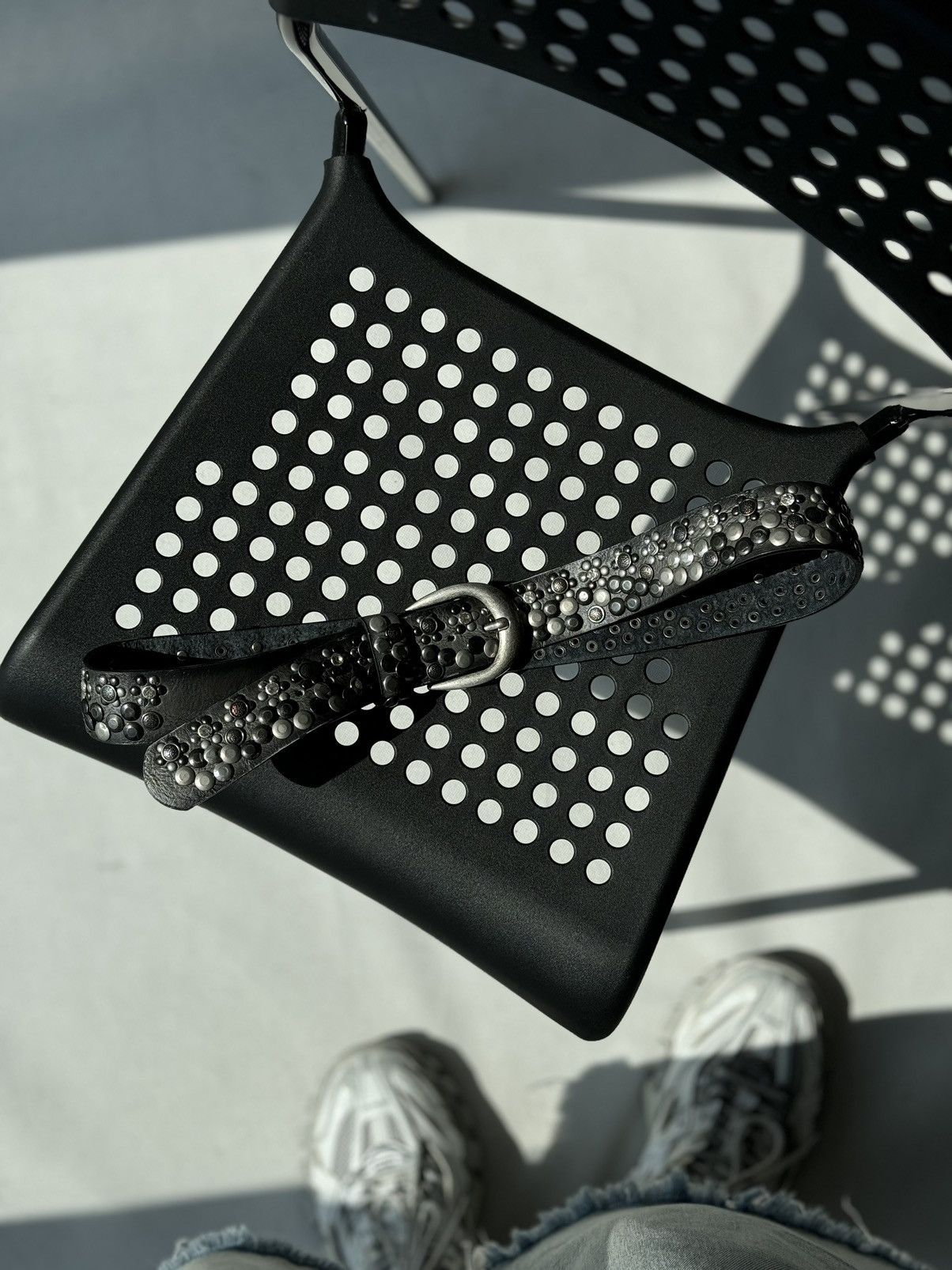 Hysteric Glamour × Japanese Brand Vintage Belts Y2K Rhinestones Punk leather belt Japanese Size ONE SIZE - 16 Thumbnail
