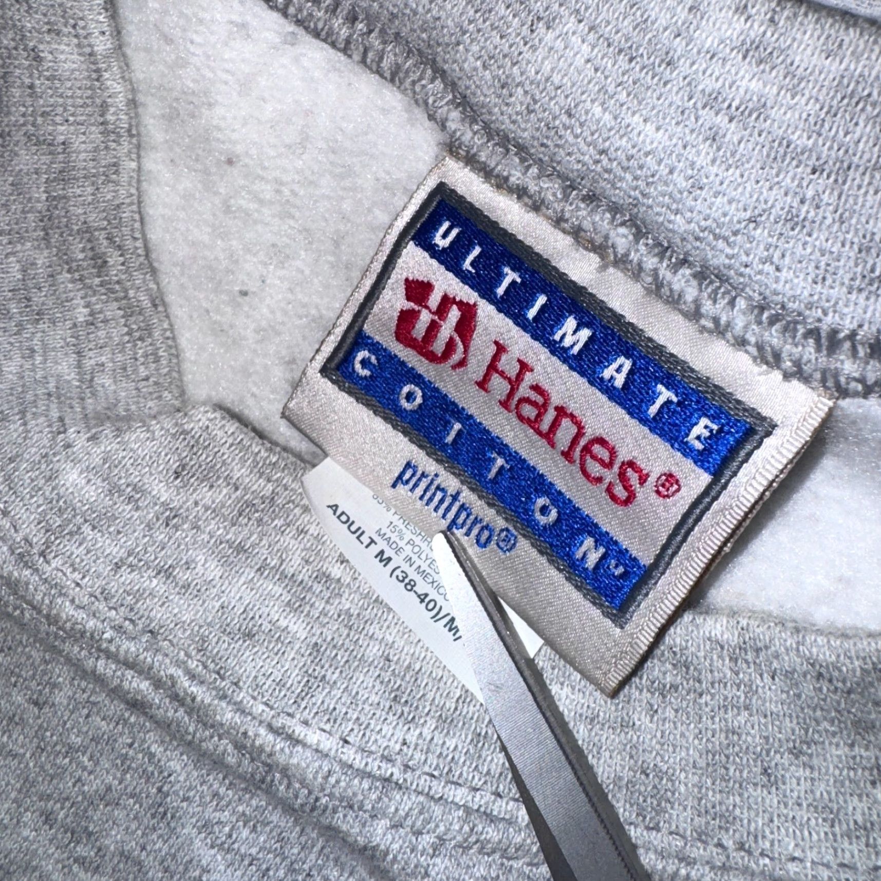 Hanes VINTAGE DeKalb Bears Hanes Sweatshirt M Crew Neck Long Sleeve Pullover Gray Cotton Embroidered Logo 90s Graphic Print Mens Size US M / EU 48-50 / 2 - 3 Thumbnail