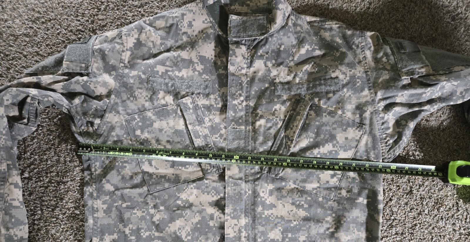 Designer ACU Shirt/Coat Medium X-Long USGI Digital Camo Ripstop Army Size ONE SIZE - 3 Thumbnail