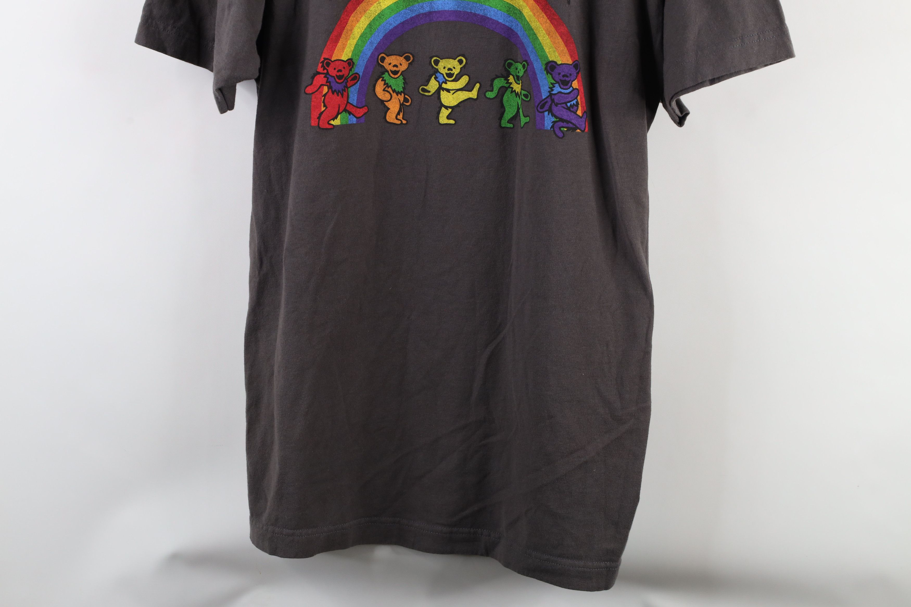 Vintage Retro Rainbow Bear Grateful Dead Band Short Sleeve T-Shirt Size US XL / EU 56 / 4 - 3 Thumbnail