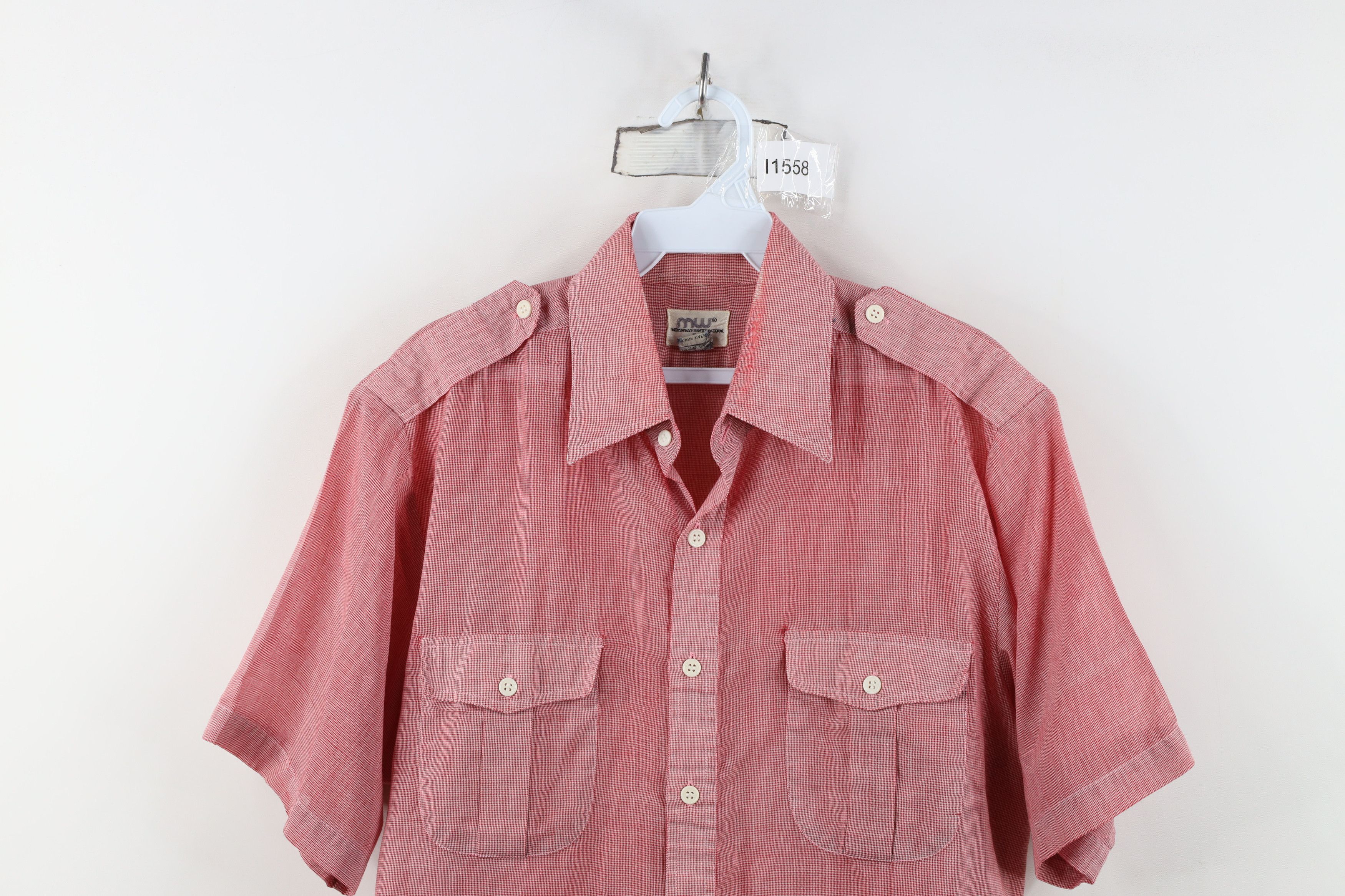 Vintage Vintage 70s Streetwear Safari Military Bush Button Shirt Size US M / EU 48-50 / 2 - 2 Thumbnail