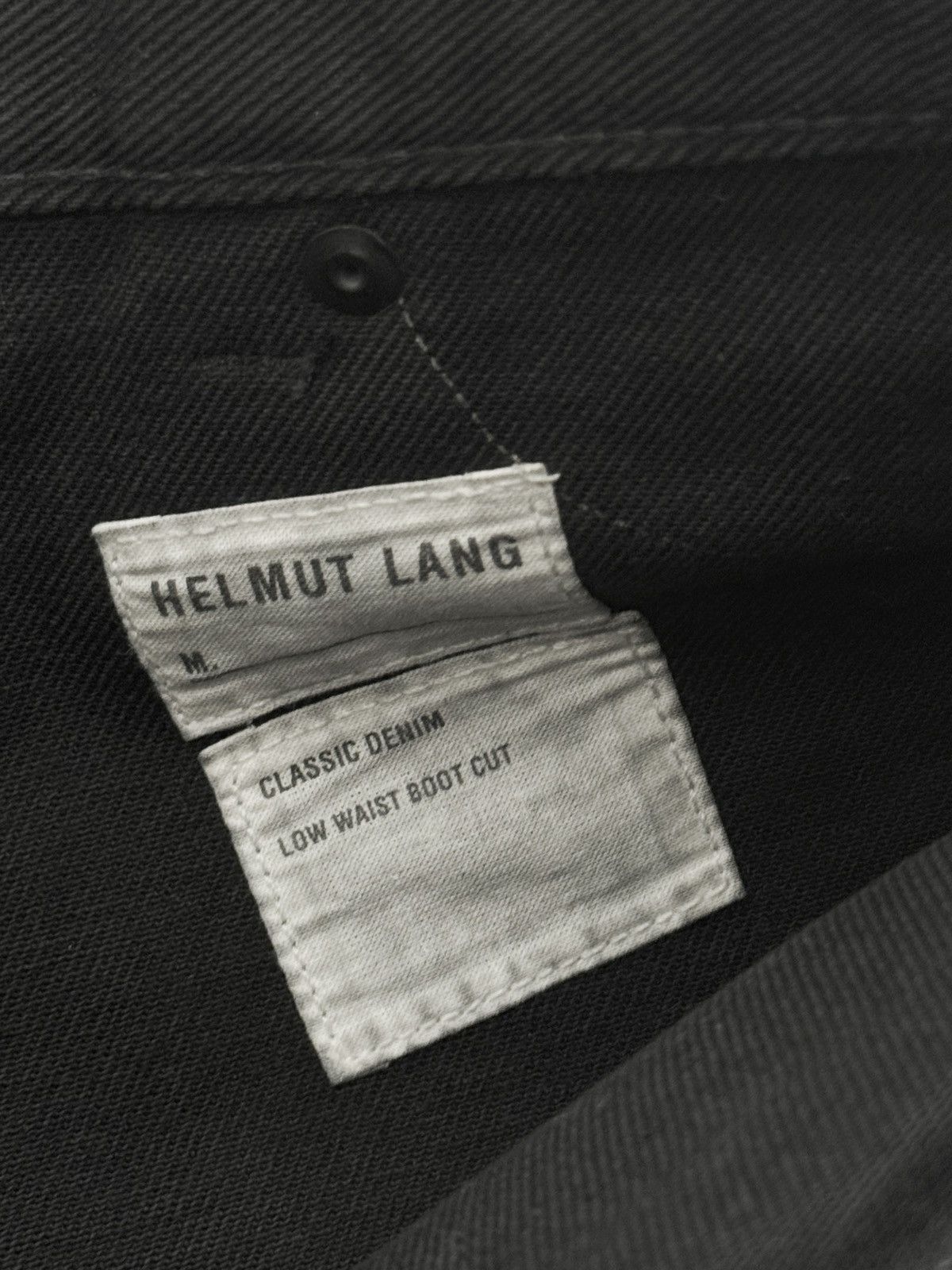Helmut Lang SS2003 Inside Out Black Denim Jeans Size US 27 - 8 Thumbnail