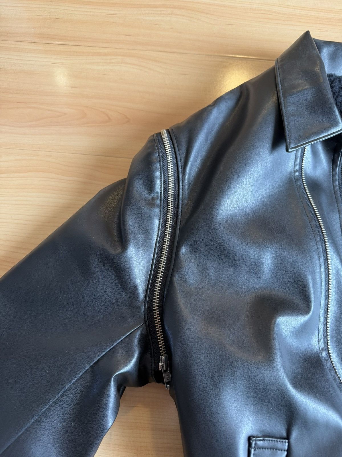 Nepenthes Nepenthes AÏE FAZ Jacket Black Synthetic Leather Size US M / EU 48-50 / 2 - 4 Thumbnail
