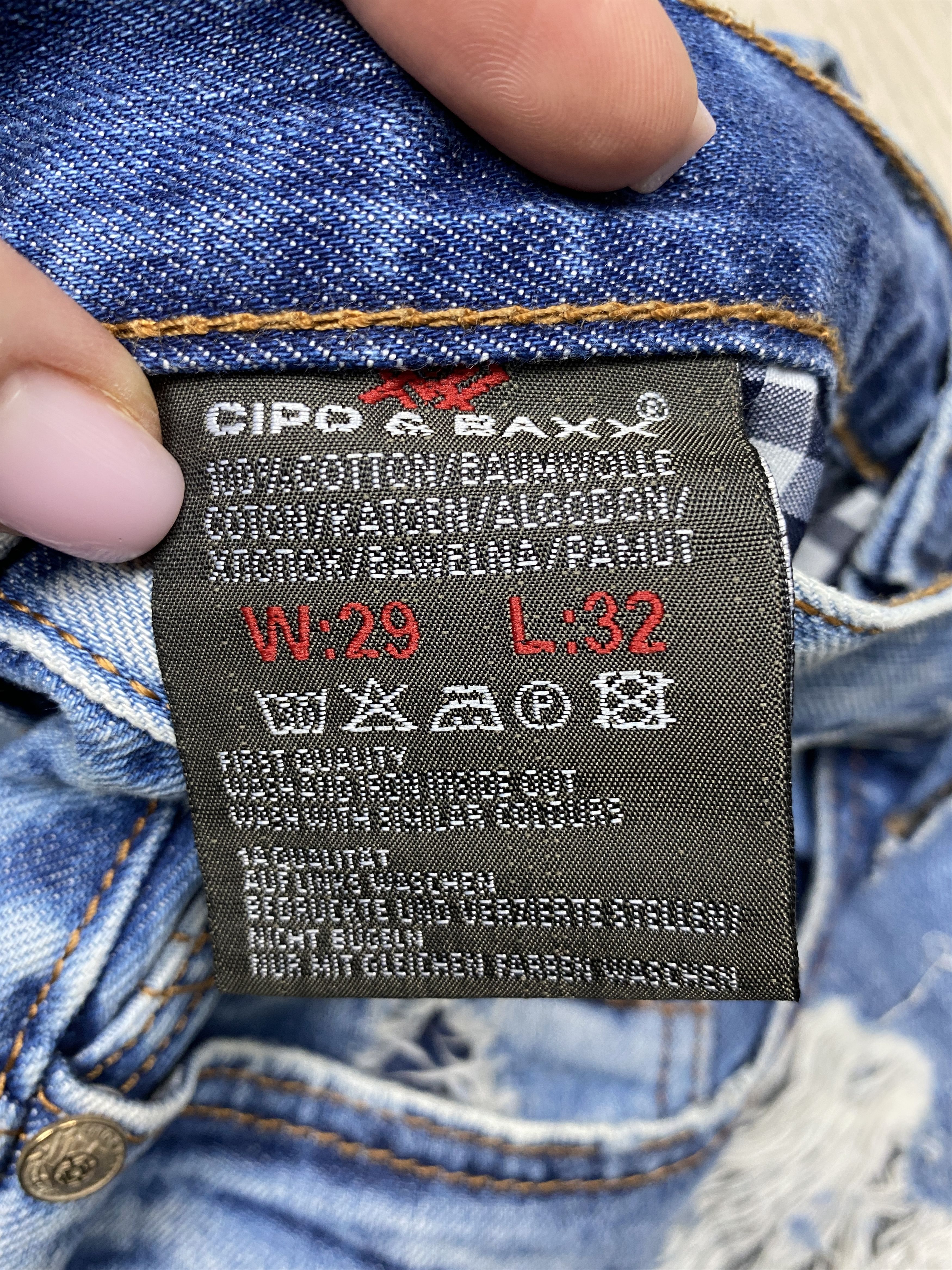 If Six Was Nine Cipo & Baxx Distressed Denim Vintage Rap Pants Jeans Size US 29 - 8 Thumbnail